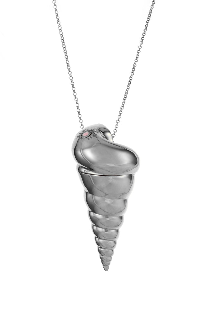 The Solid Perfume Jewelry in Chrome by Triptych