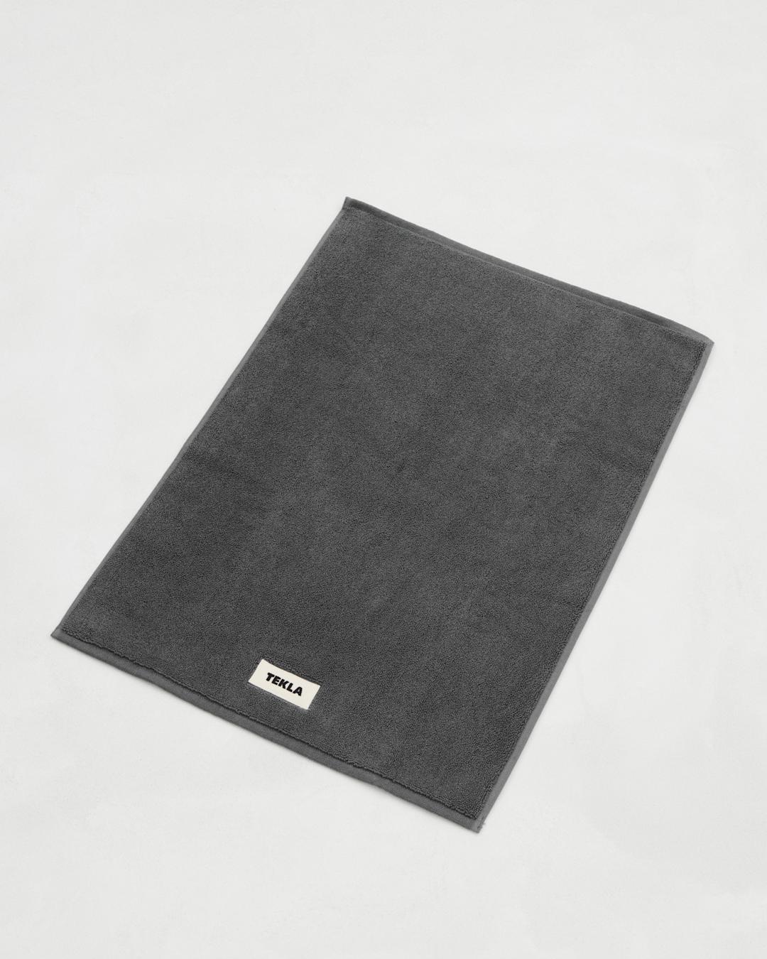 Charcoal Grey Bath Mat by Tekla