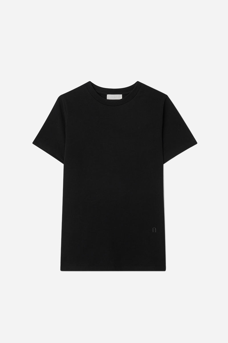 The Classic Tee in Black by TEURN