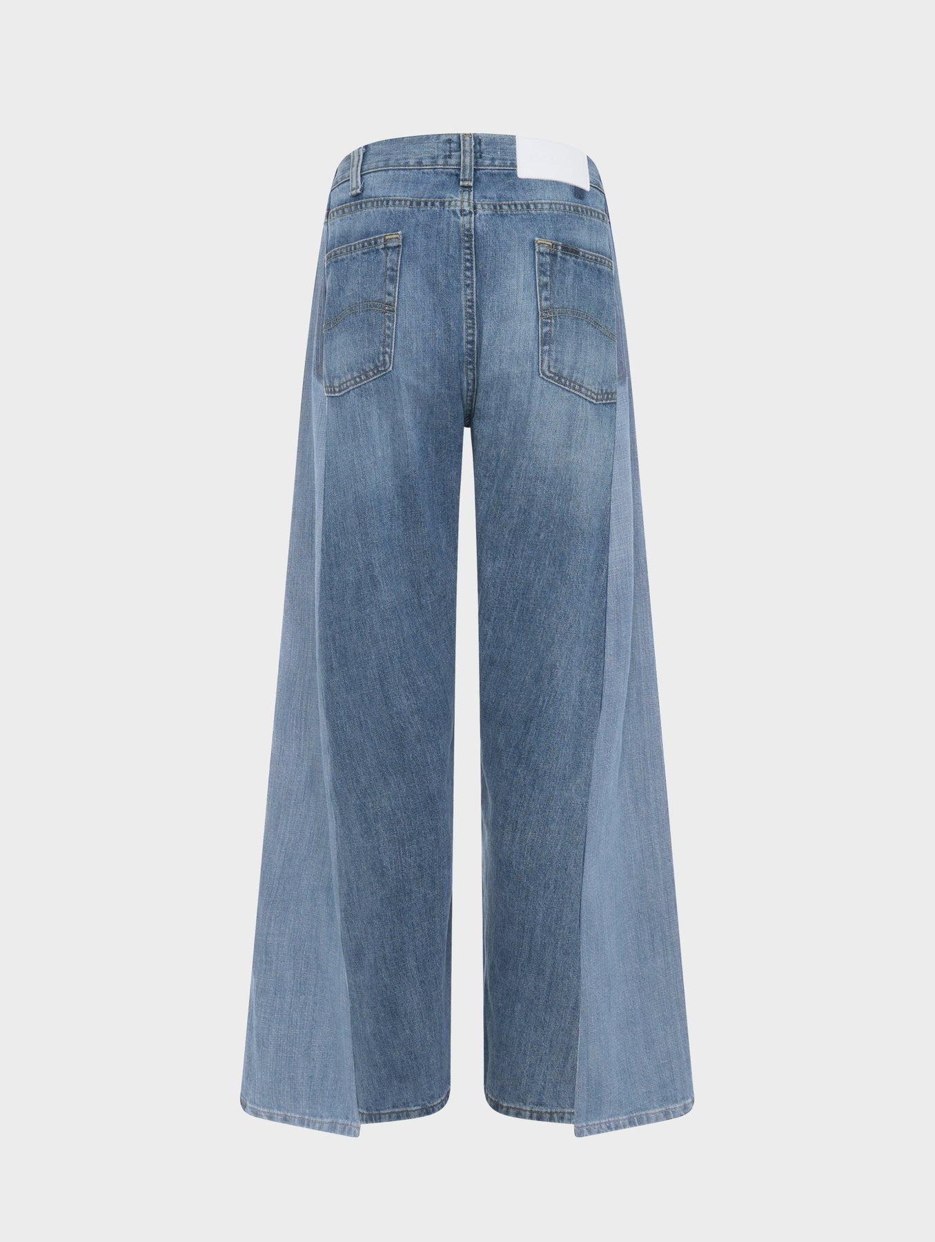 The Freya Wide Leg Jean in Blue by ELV Denim