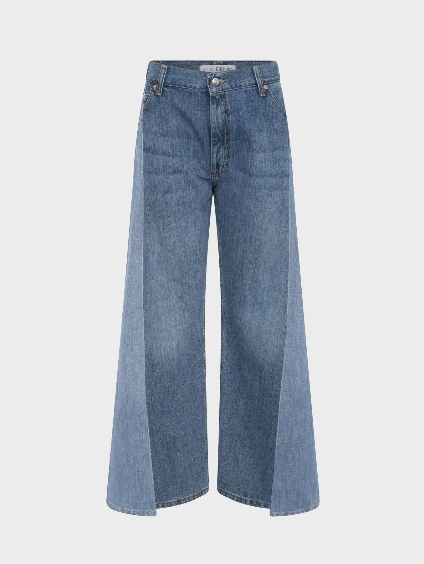 The Freya Wide Leg Jean in Blue by ELV Denim
