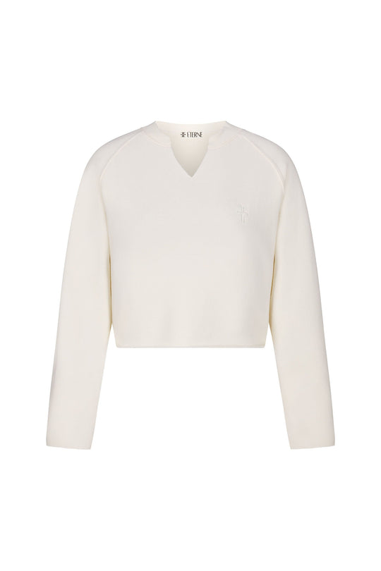 Éterne Raglan Sweatshirt in Cream