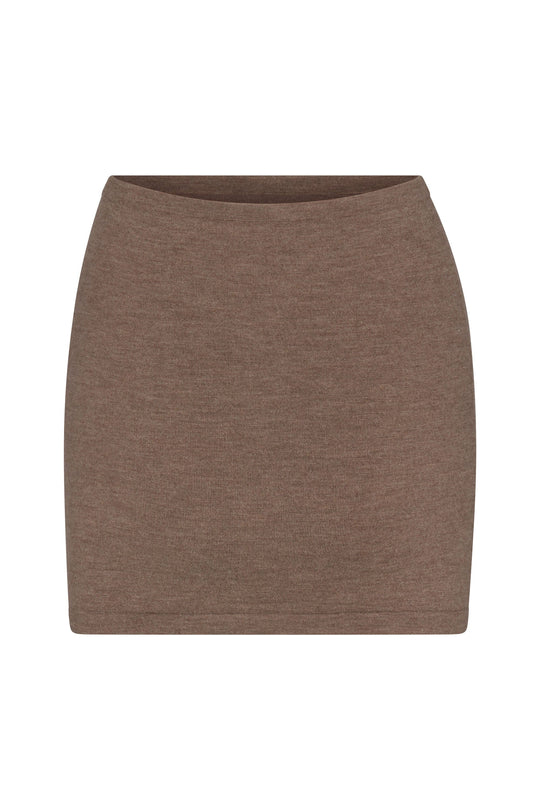 Éterne Luna Cashmere Skirt in Millet