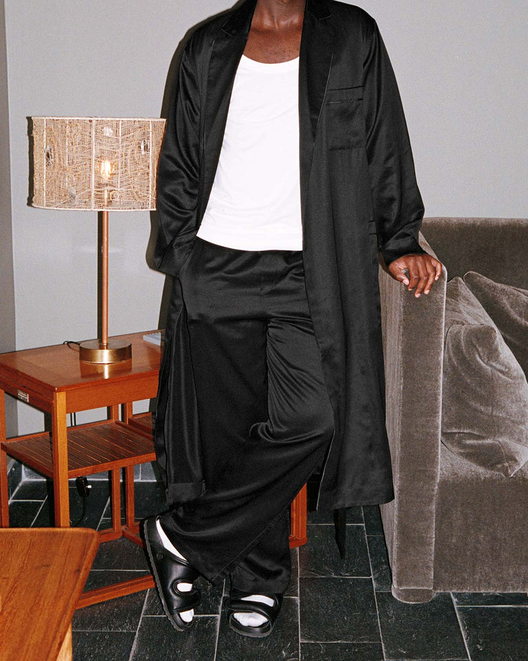 CDLP Home Robe in Black