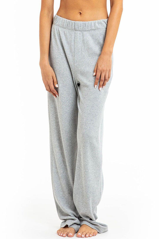 Éterne Thermal Lounge Pant in Heather Grey