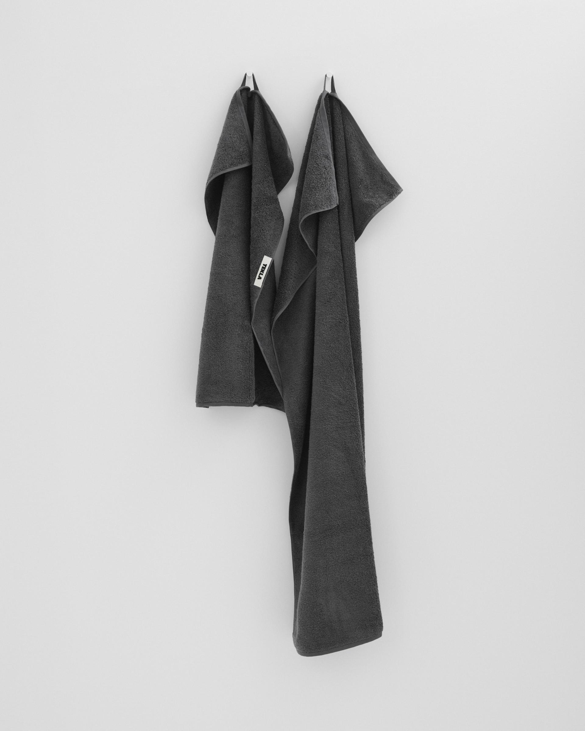 The Towels in Charcoal Grey by Tekla