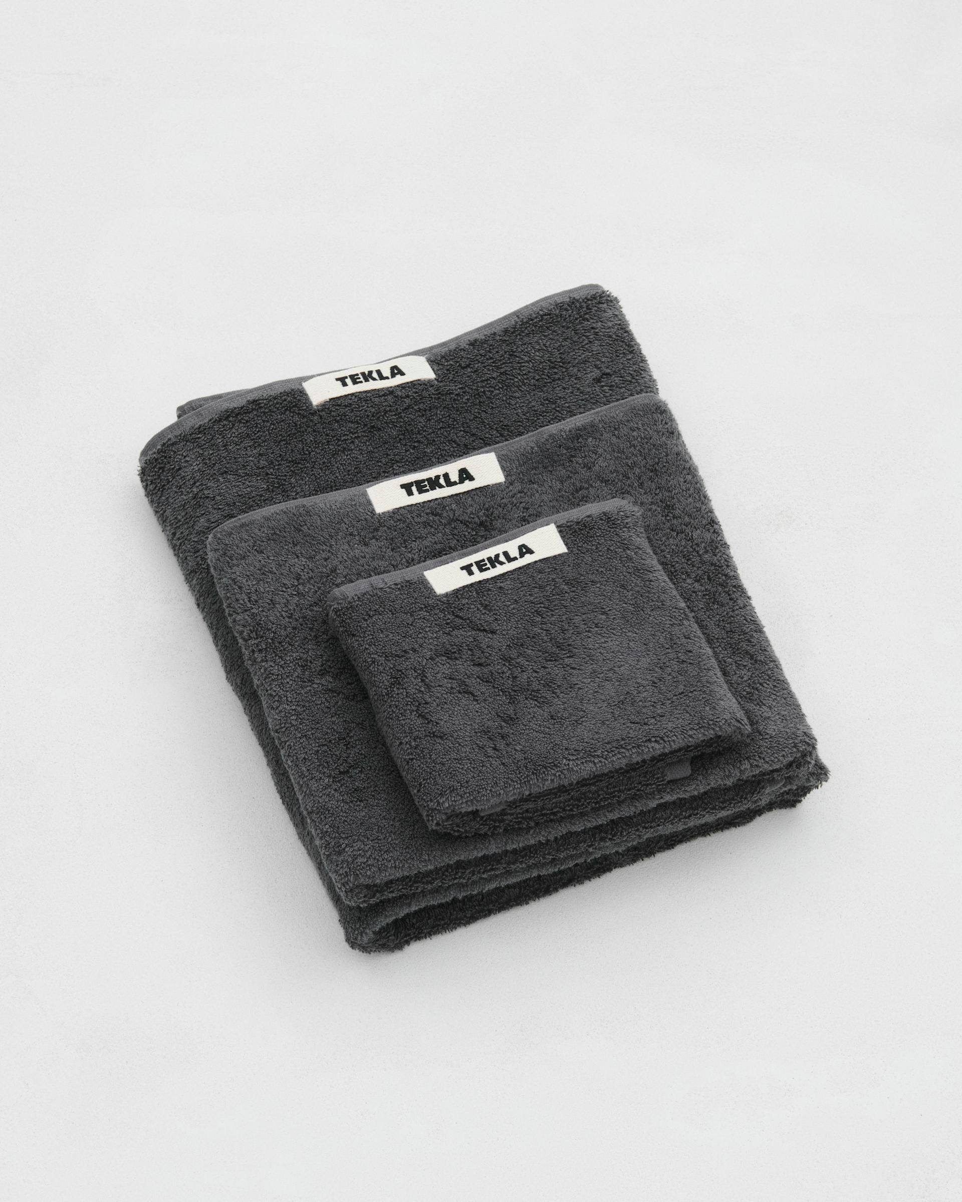 The Towels in Charcoal Grey by Tekla