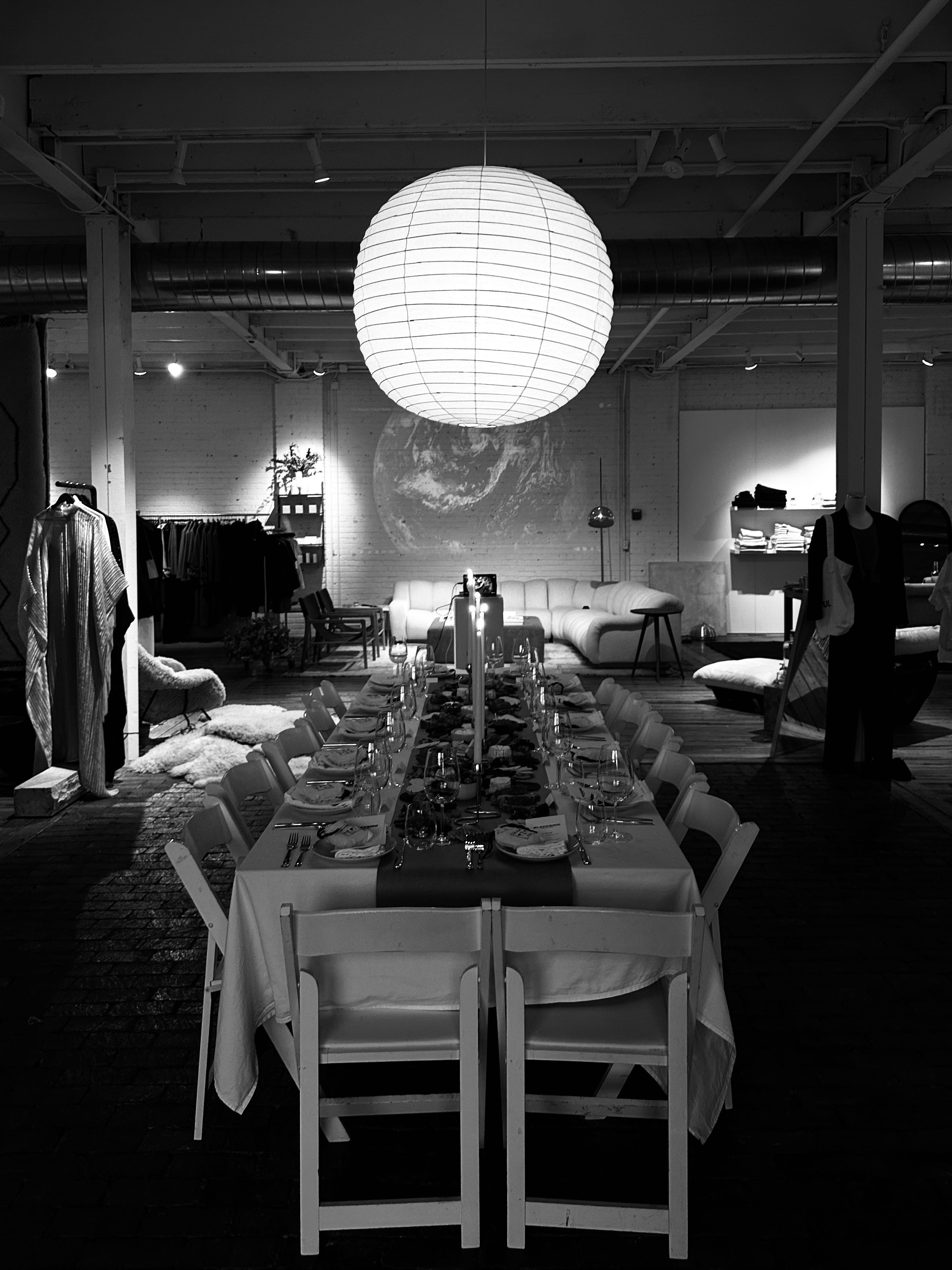 A sneak peek at our dinner on fashion and sustainability with dinner article at Blackbird Collection