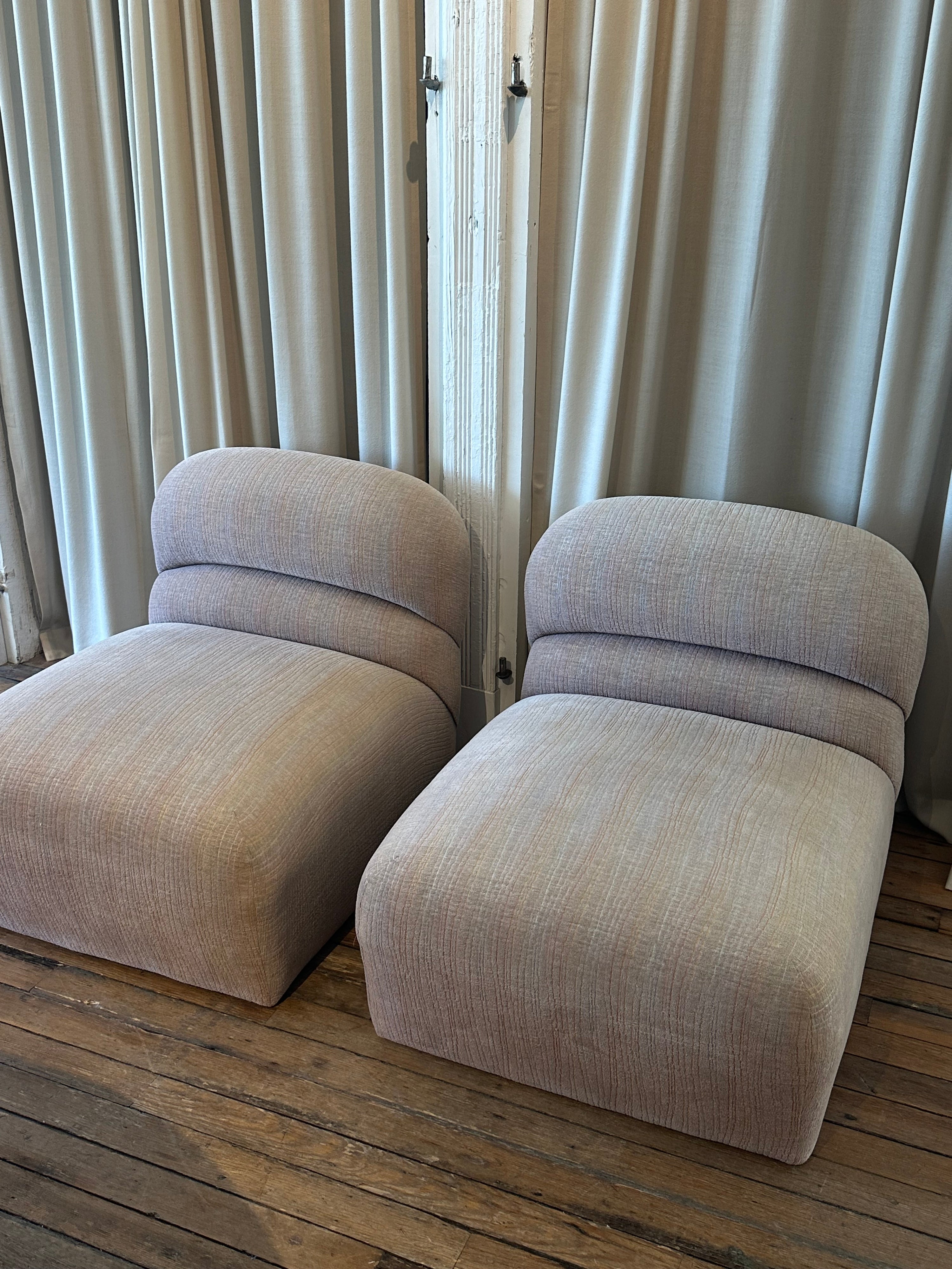 Pair of Brueton Lounge Chairs