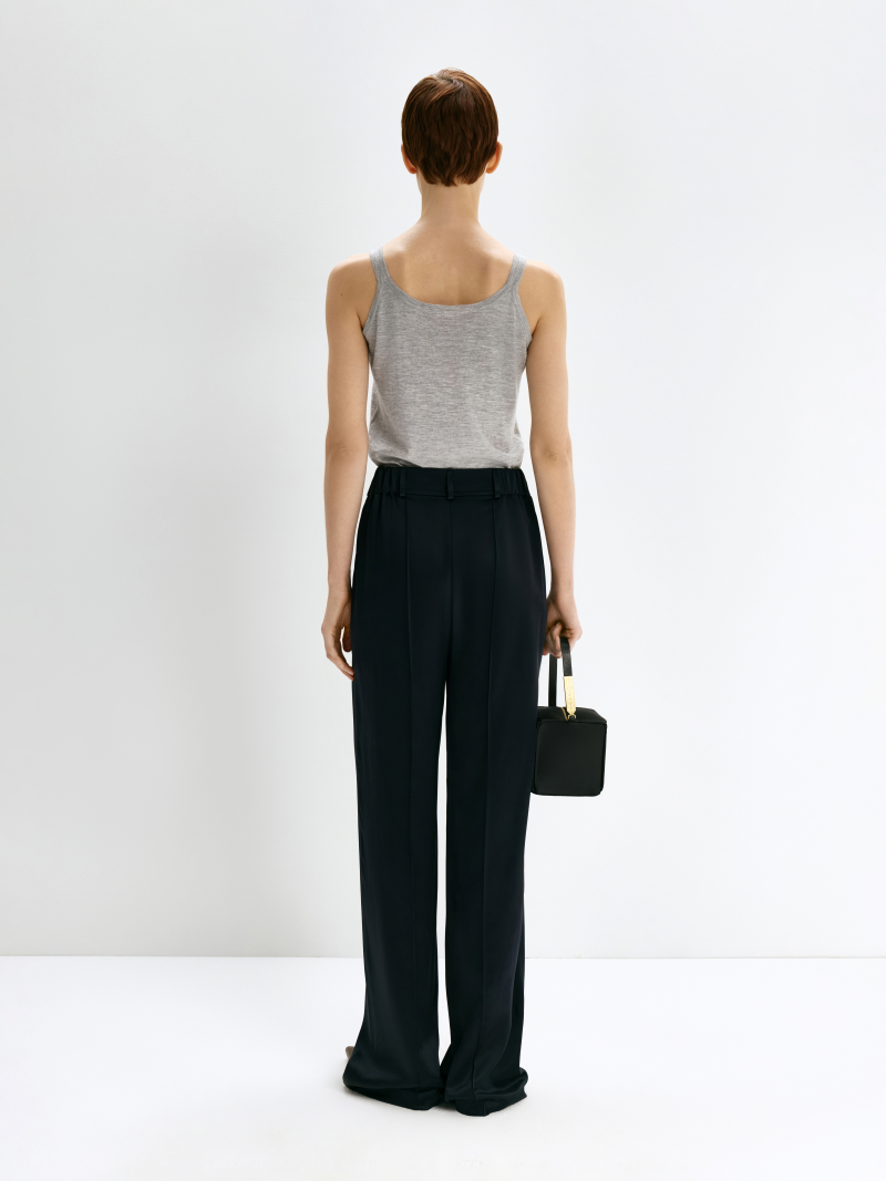 The Bra Closure Trousers in Black by Bevza