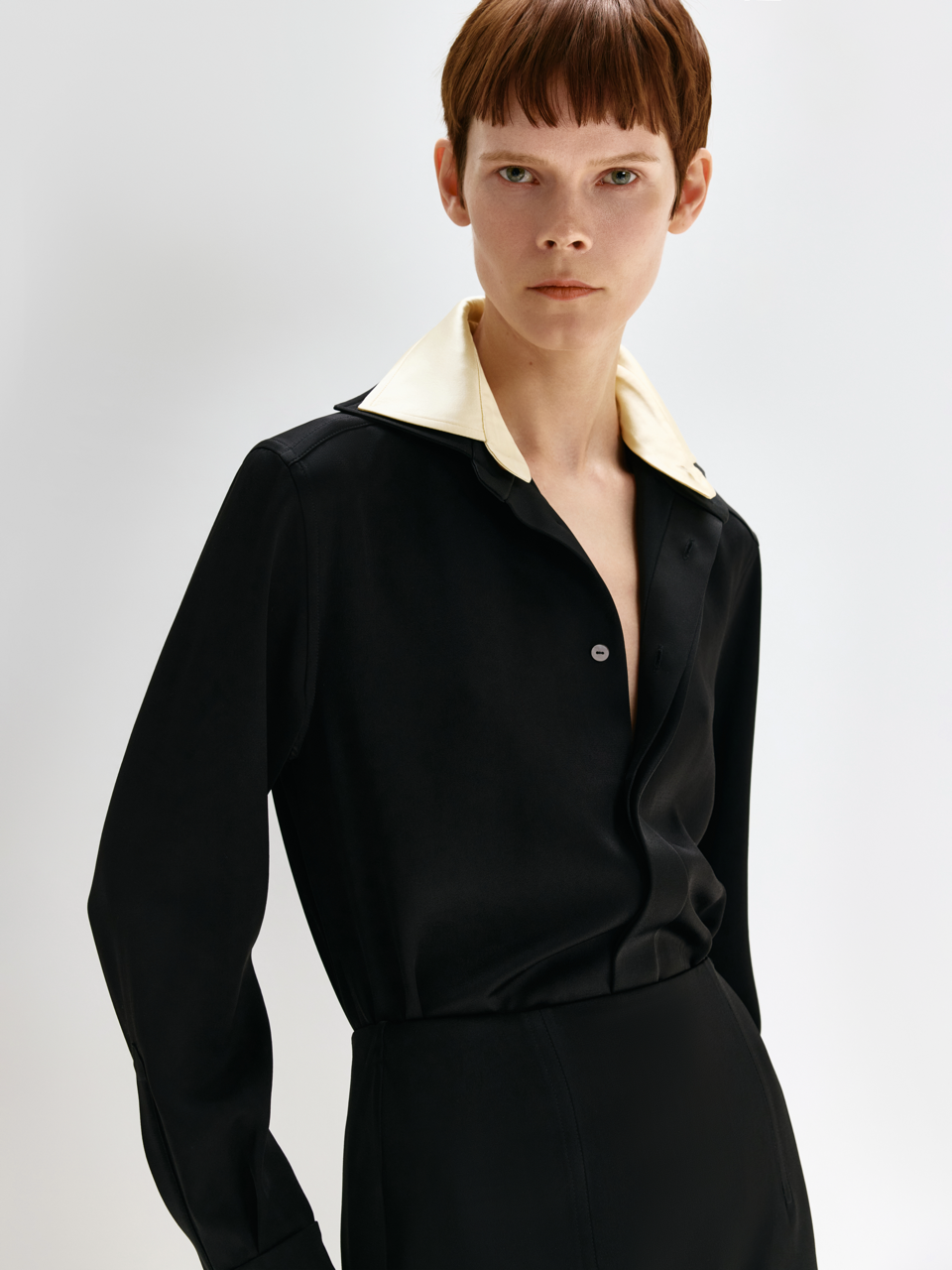 The Double Color Shirt by Bevza