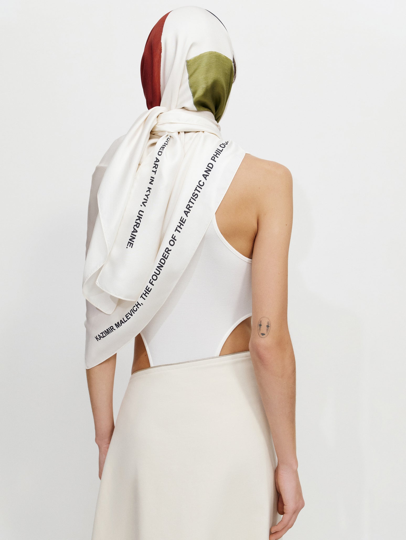 The Canvas Long Skirt by Bevza