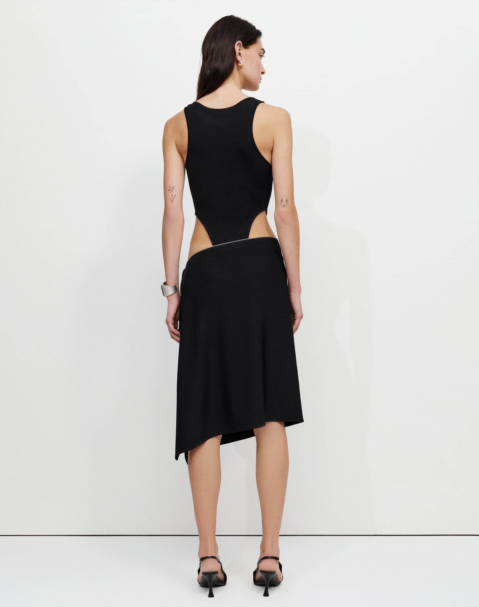 The Black Square Skirt by Bevza