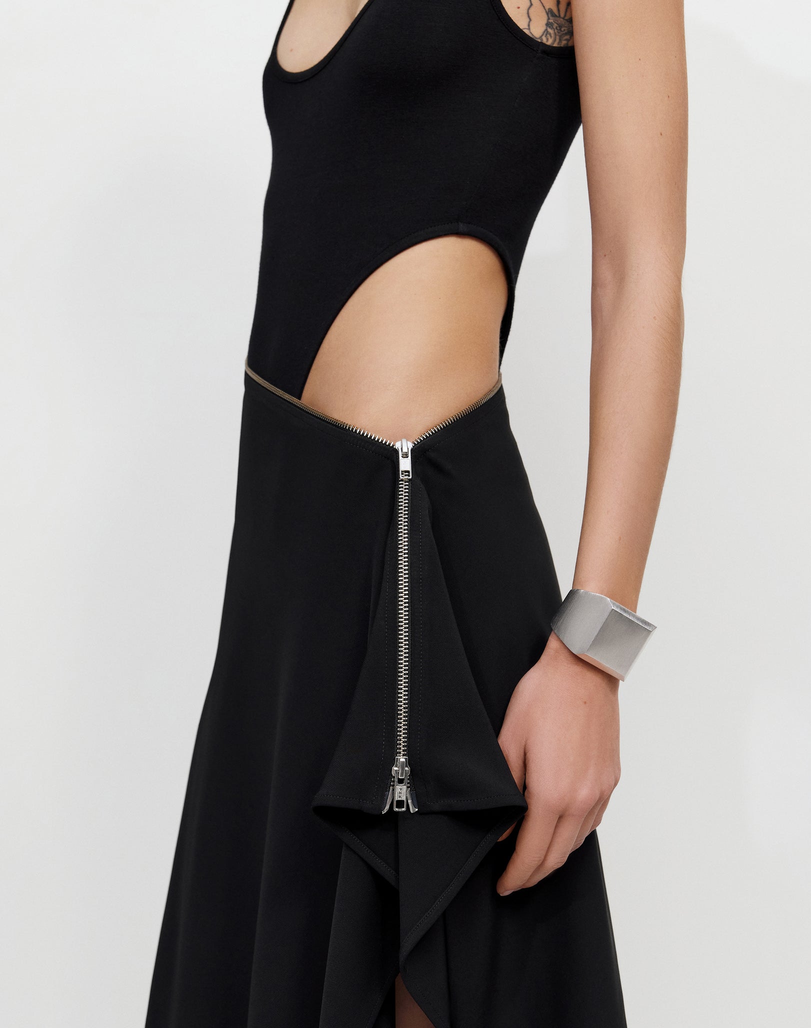 The Black Square Skirt by Bevza