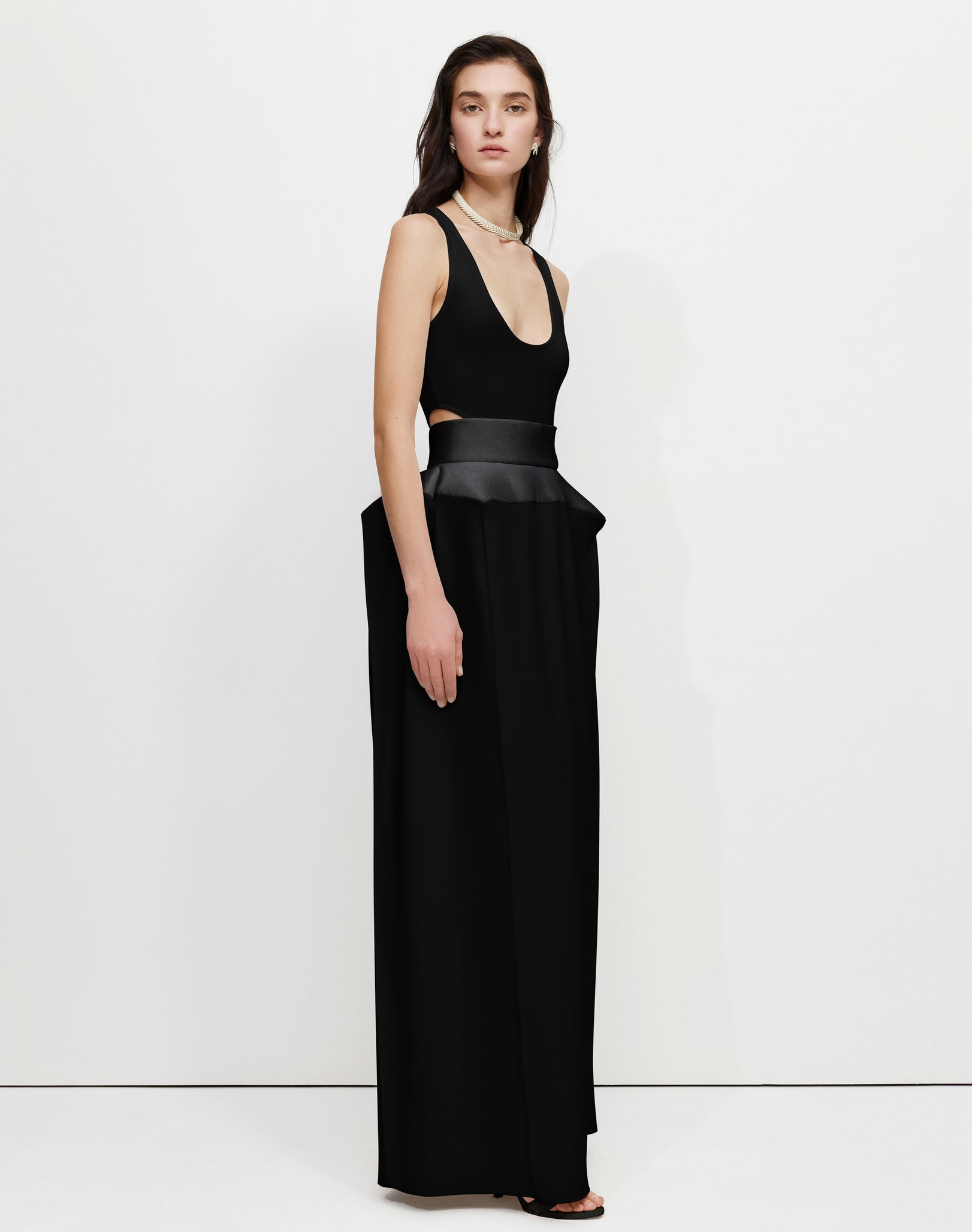 The Structured Skirt in Black by Bevza