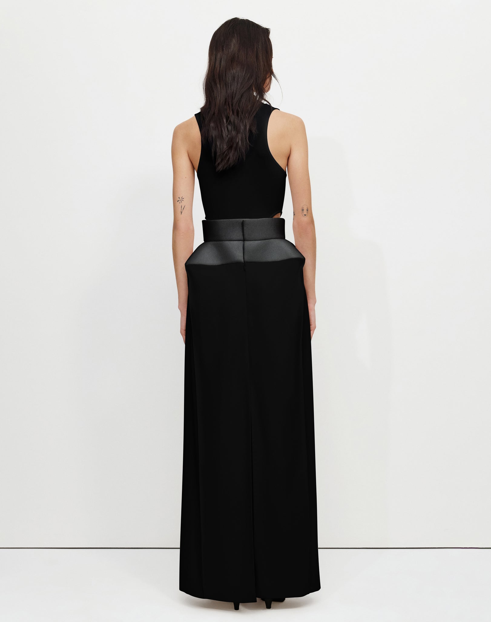 The Structured Skirt in Black by Bevza