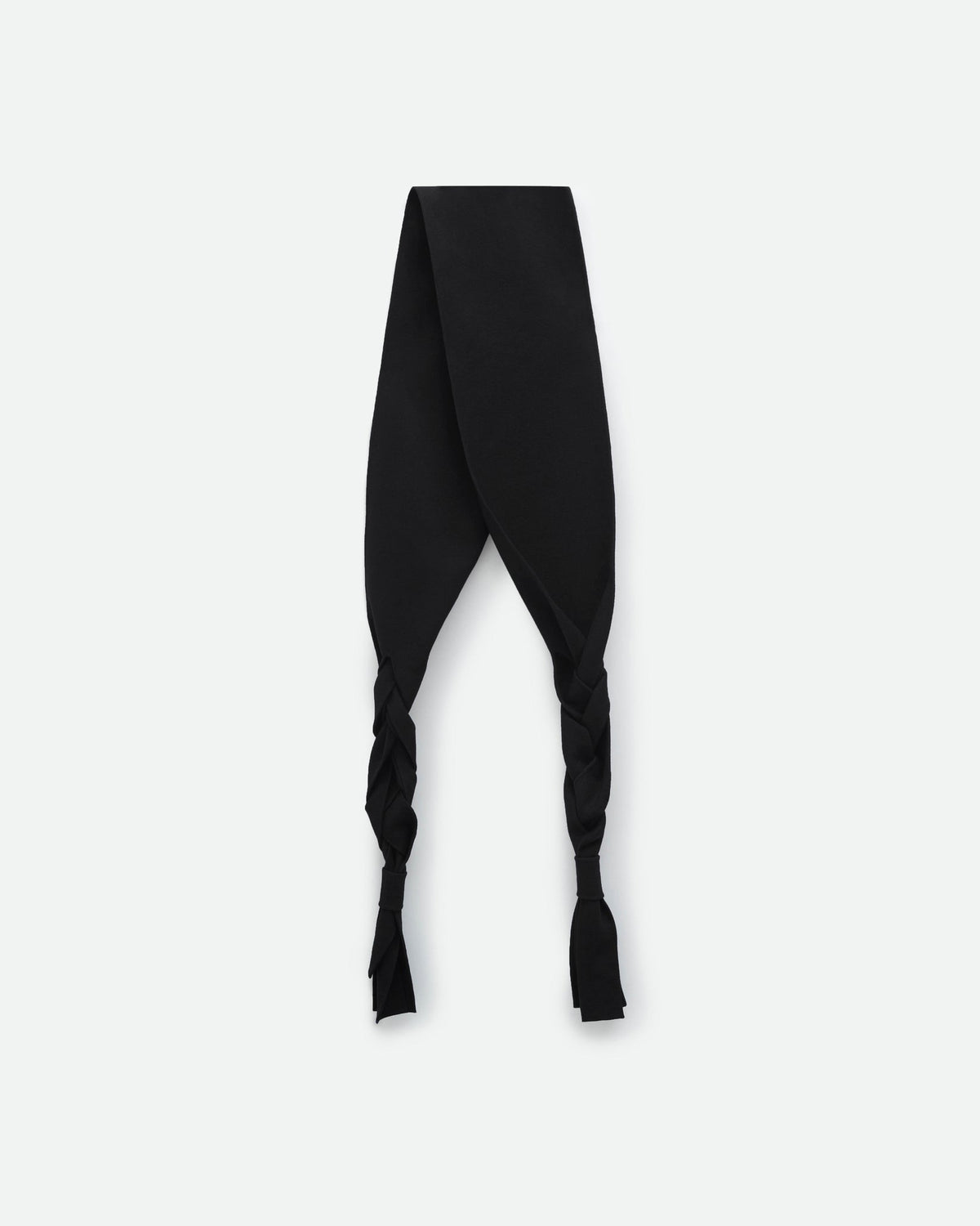 The Double-Faced Scarf in Black by Bevza