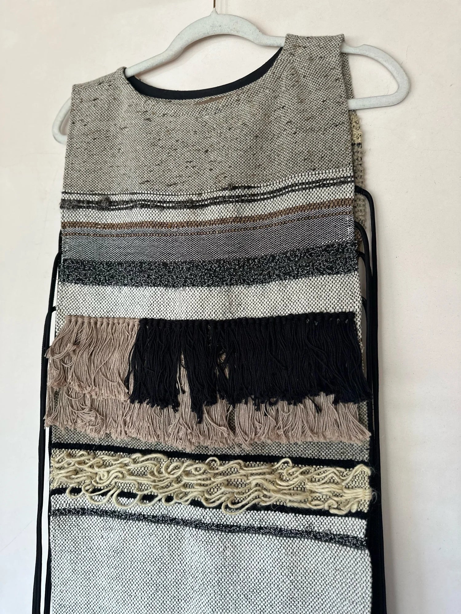 The Merino Ripples Tie Dress by Rhiannon Griego