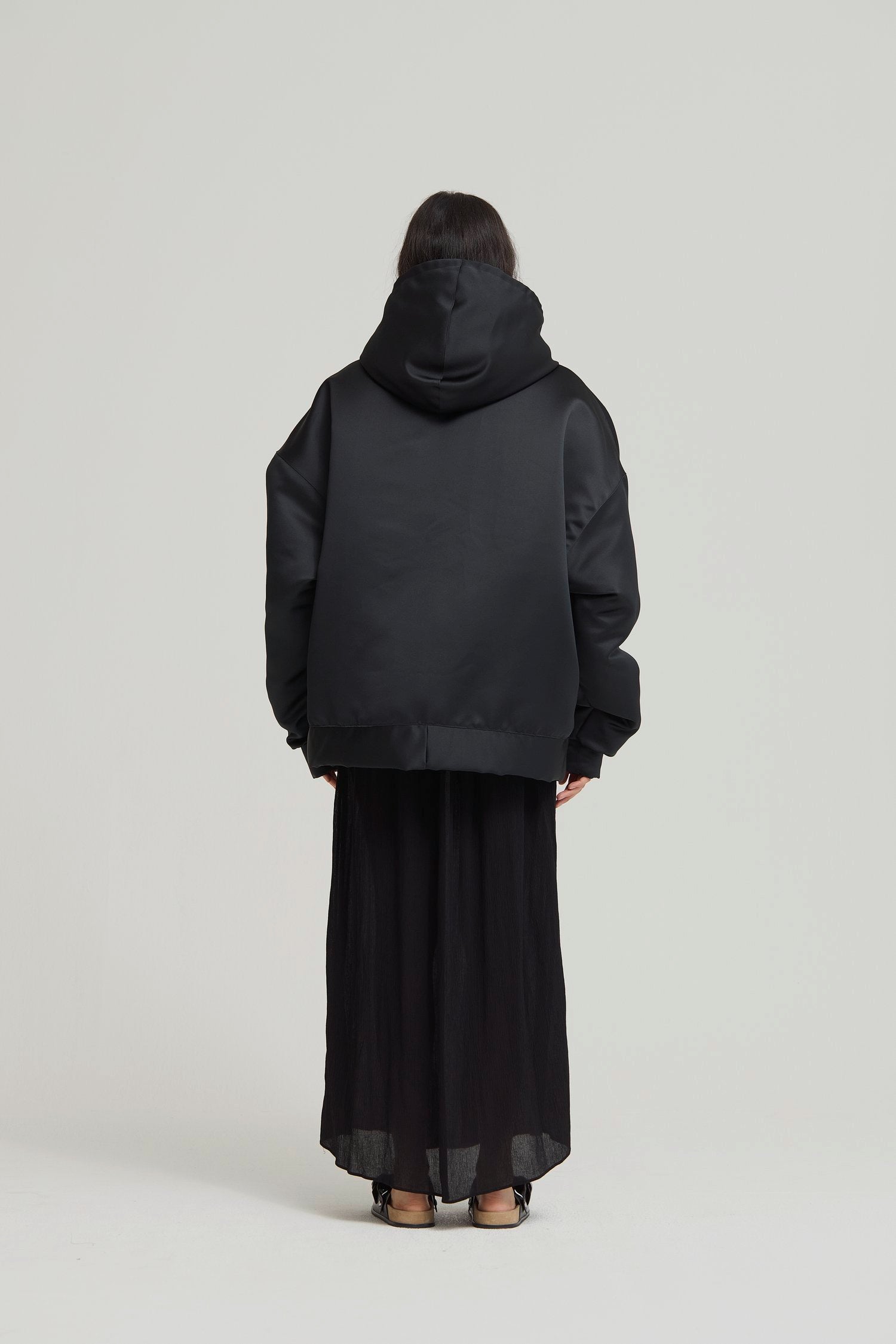 Studio Cut Hooded Oversized Jacket