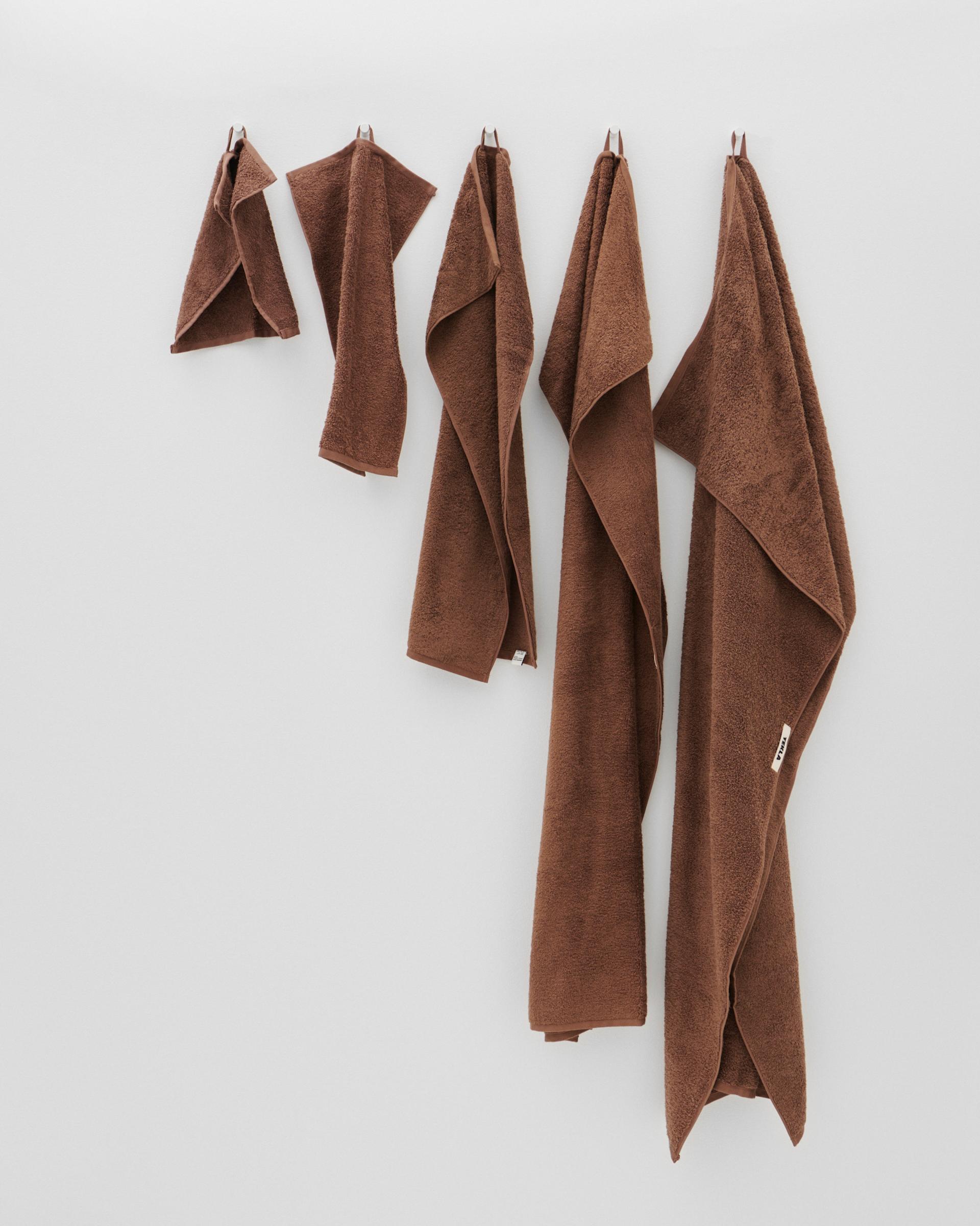 Tekla Towels in Kodiak Brown