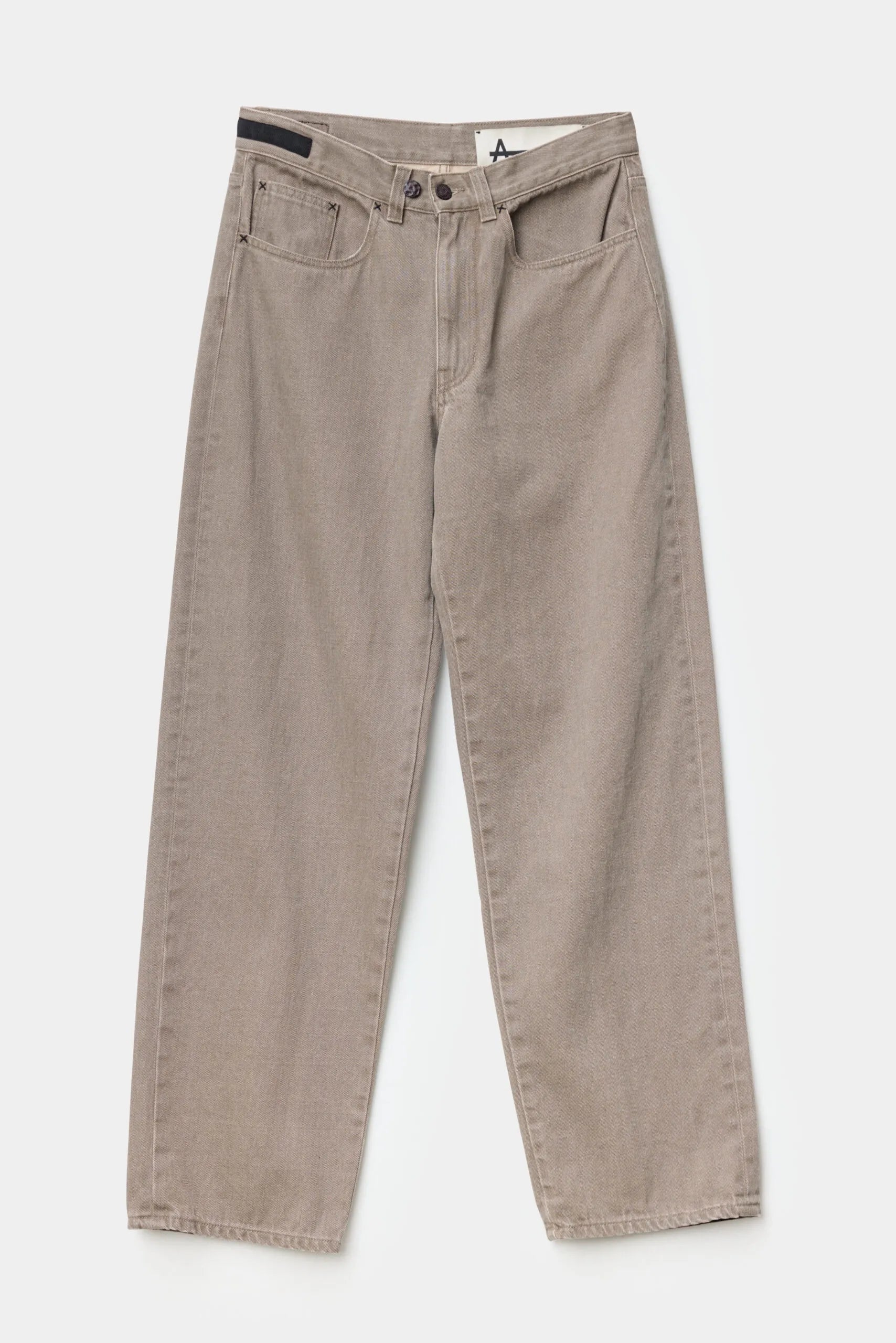 The Wide 211 Jean in Taupe by ADNYM