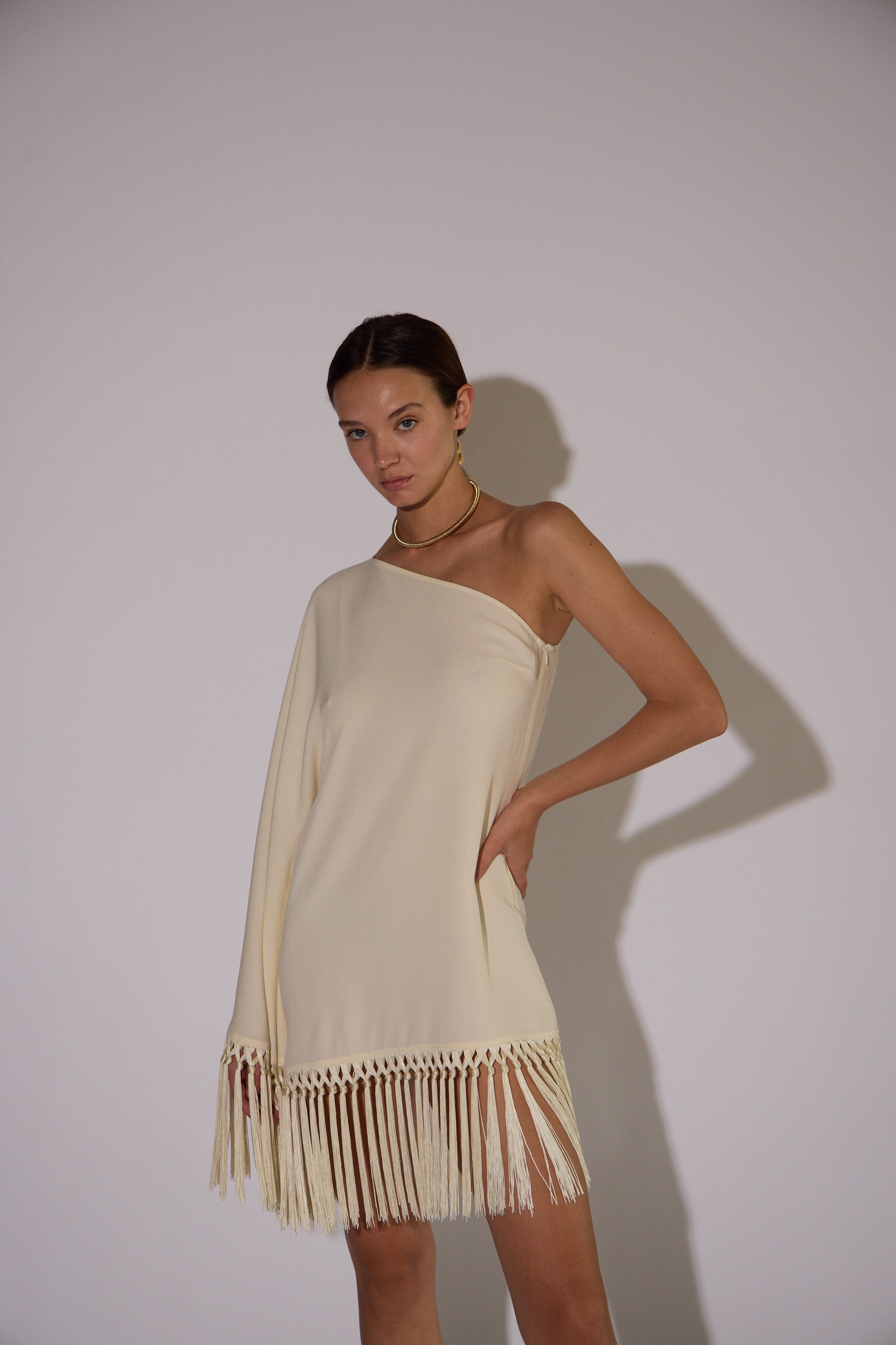 Taller Marmo Piccolo Arno Dress in Ivory