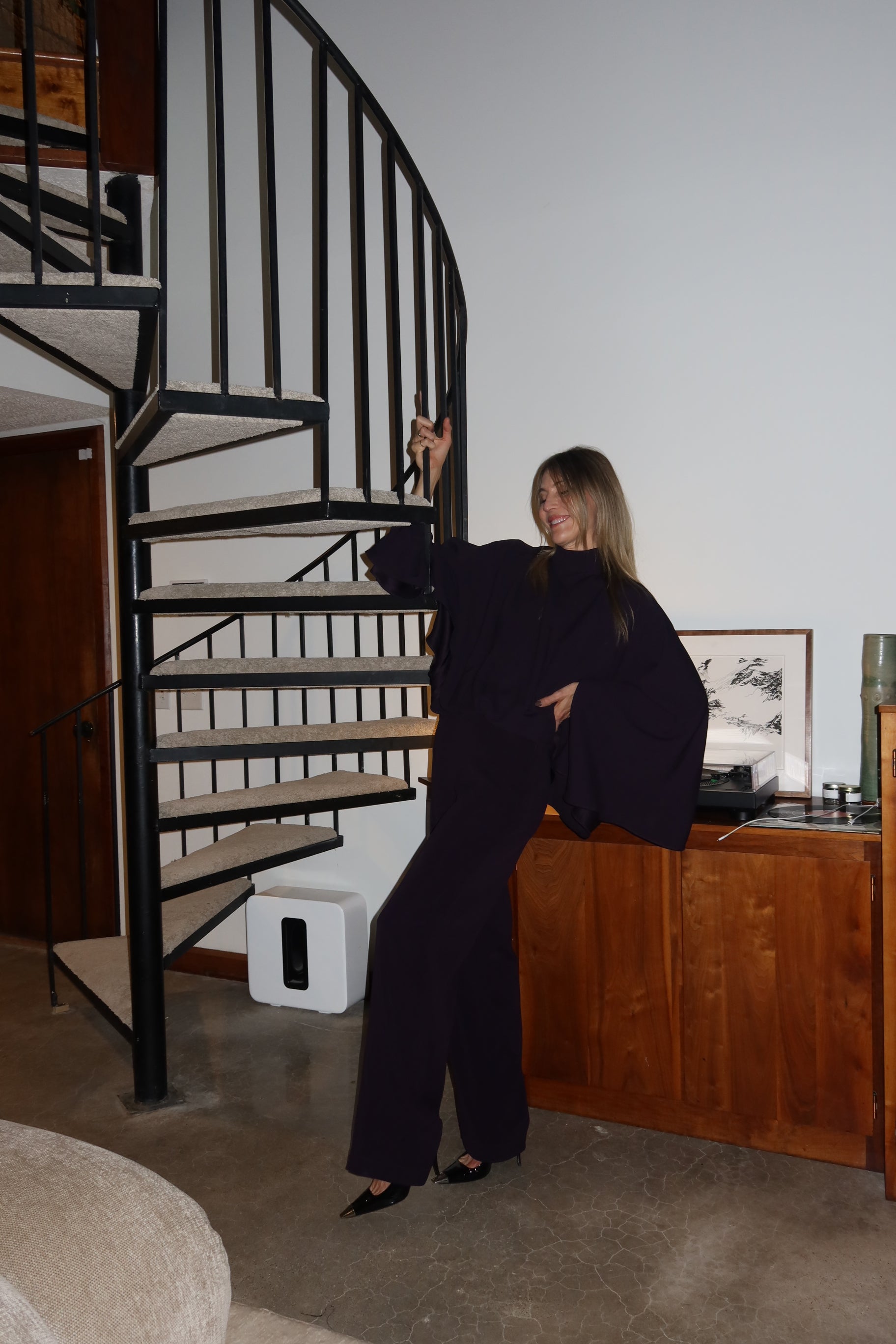 The Eoila Jumpsuit in Liquorice by Taller Marmo