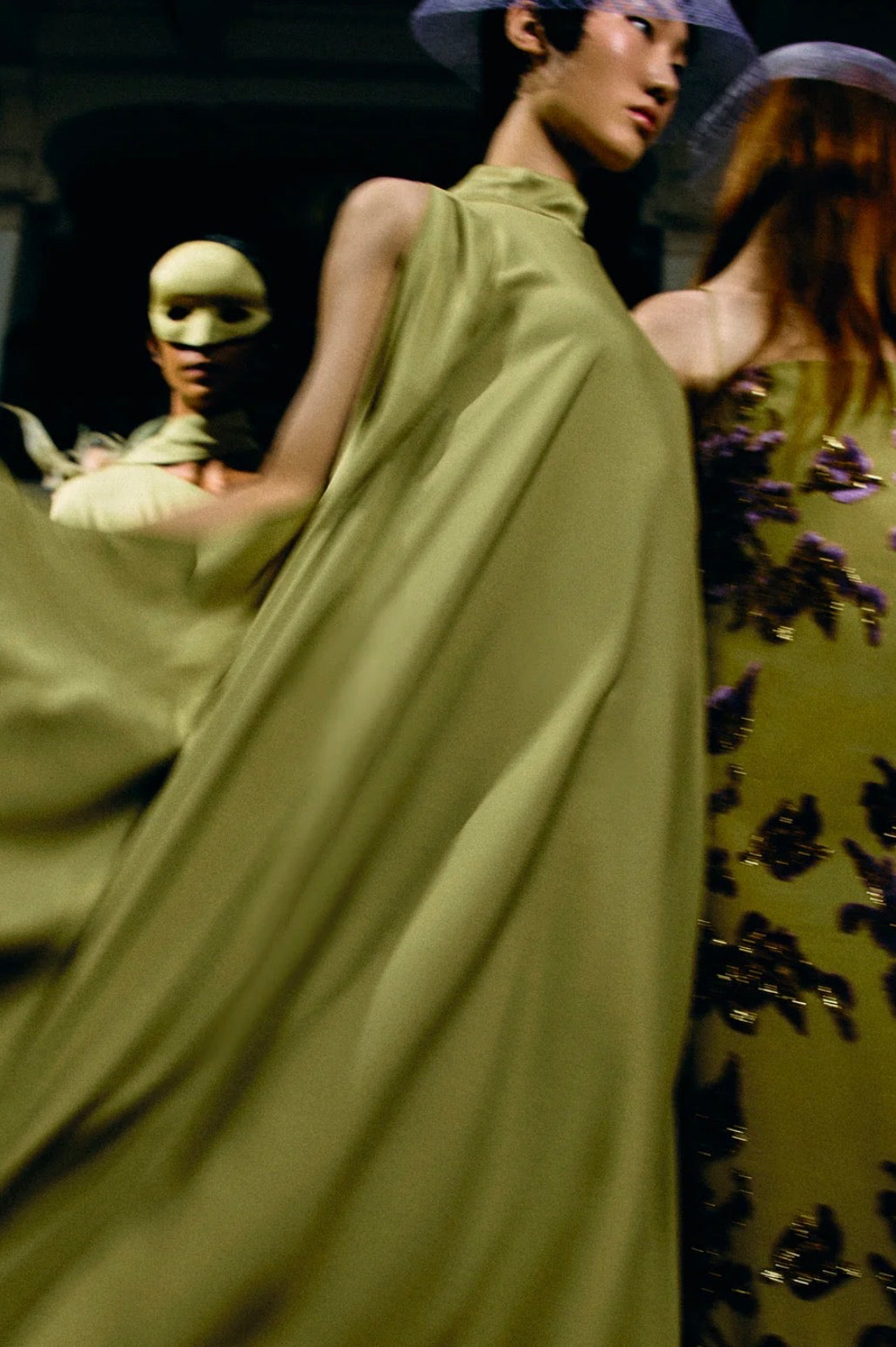 The Polignac Dress in Lavender + Gold Kiwi by Taller Marmo
