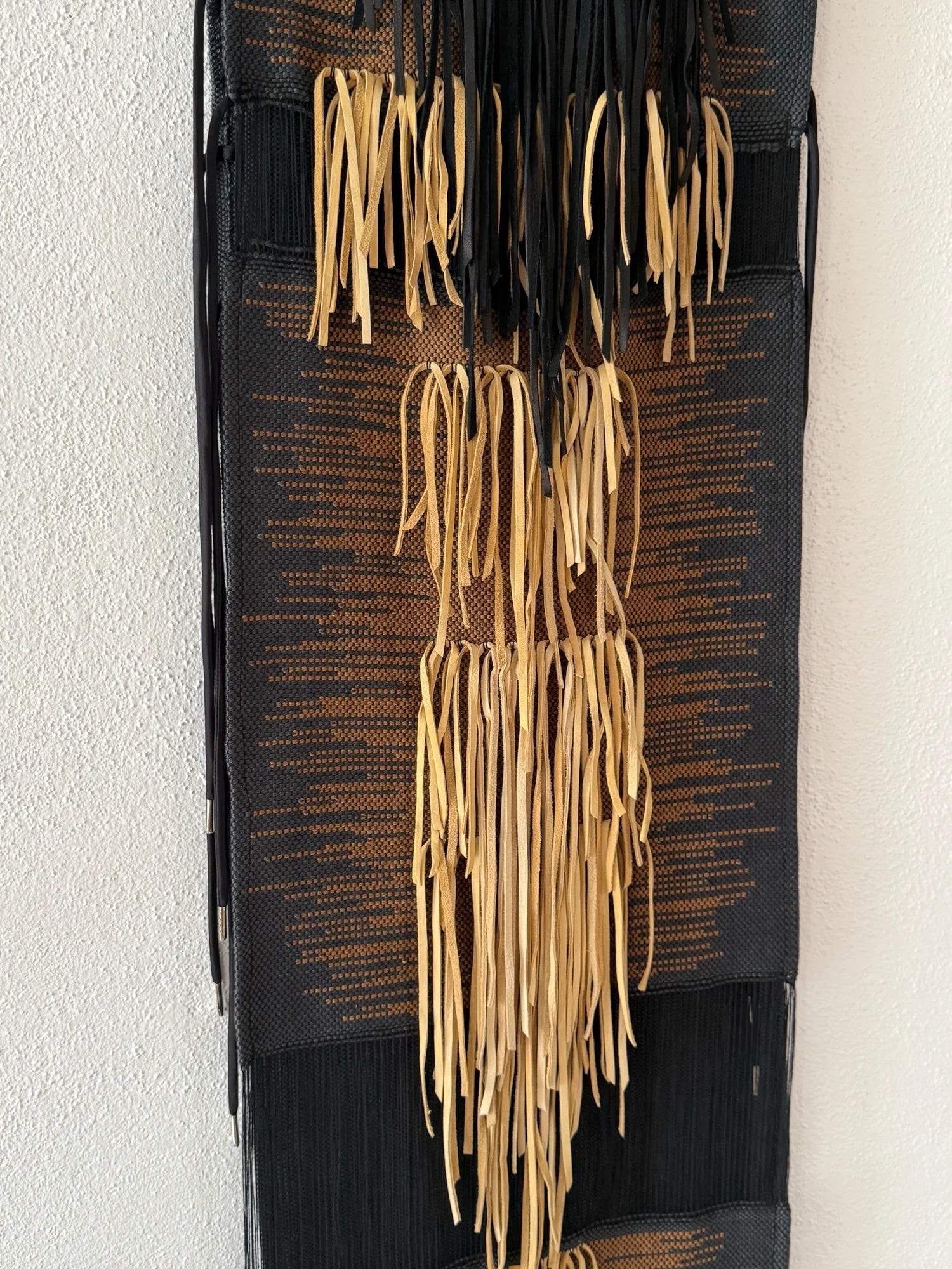 The Shadow Buckskin Tie Dress by Rhiannon Griego