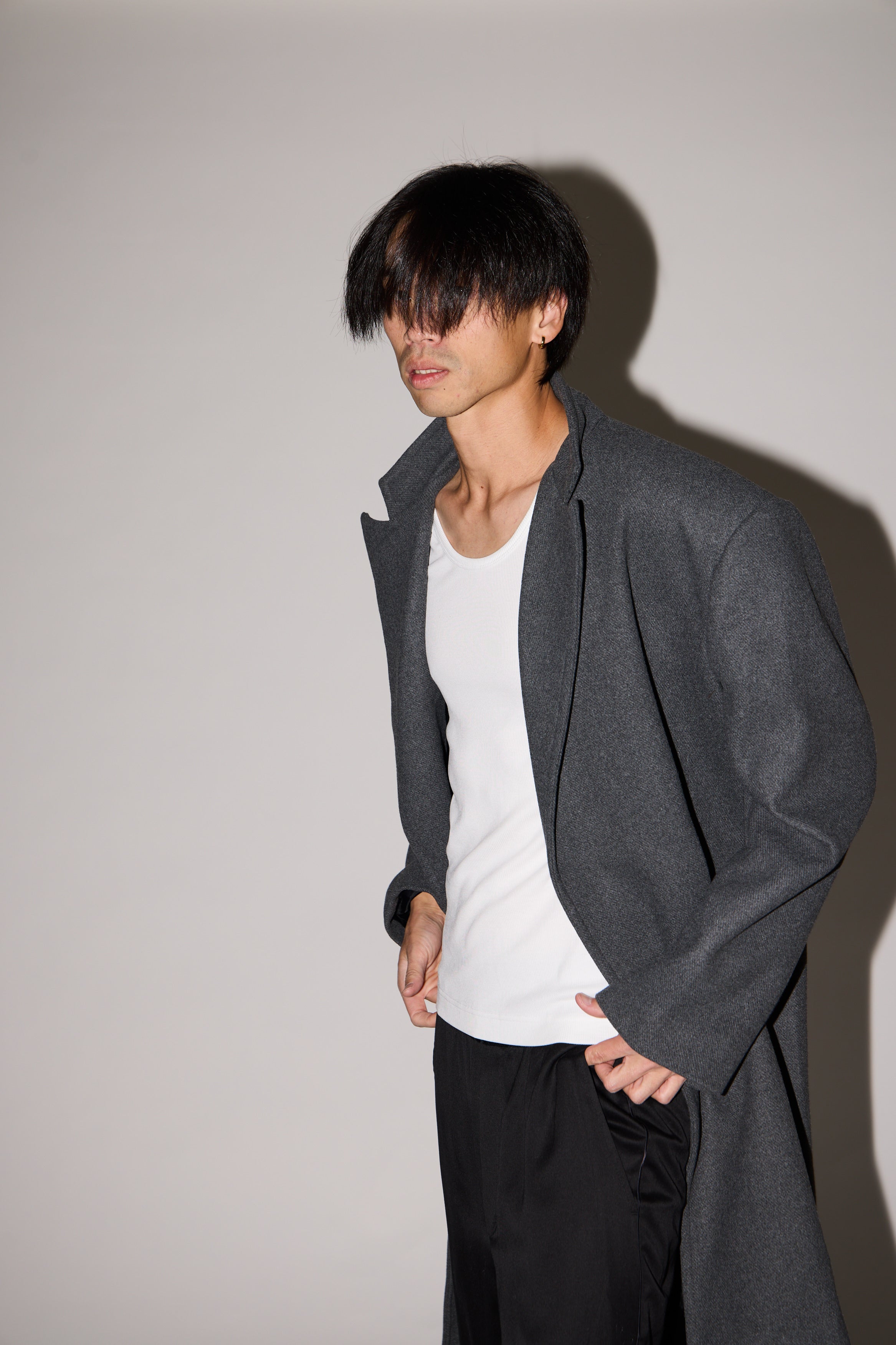 Studio Cut Grey Long Coat