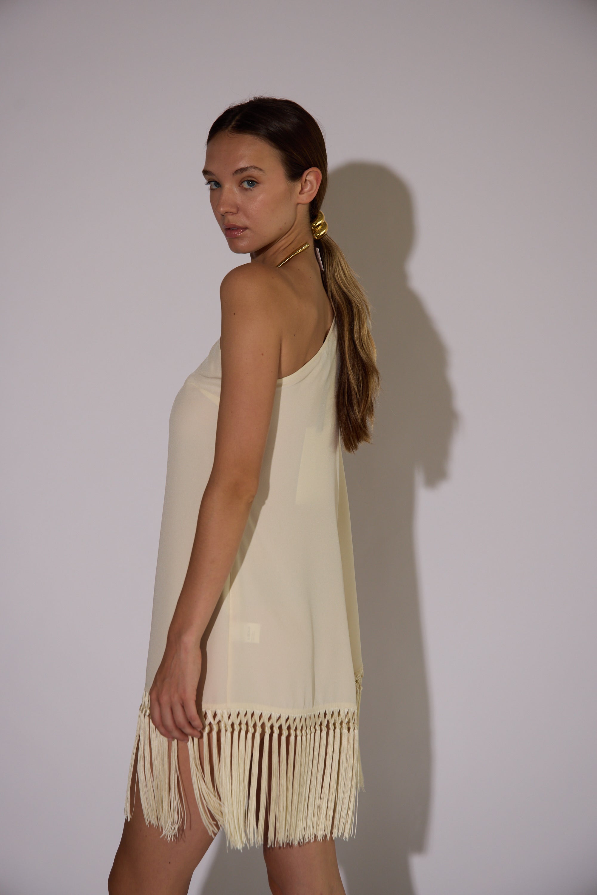 Taller Marmo Piccolo Arno Dress in Ivory