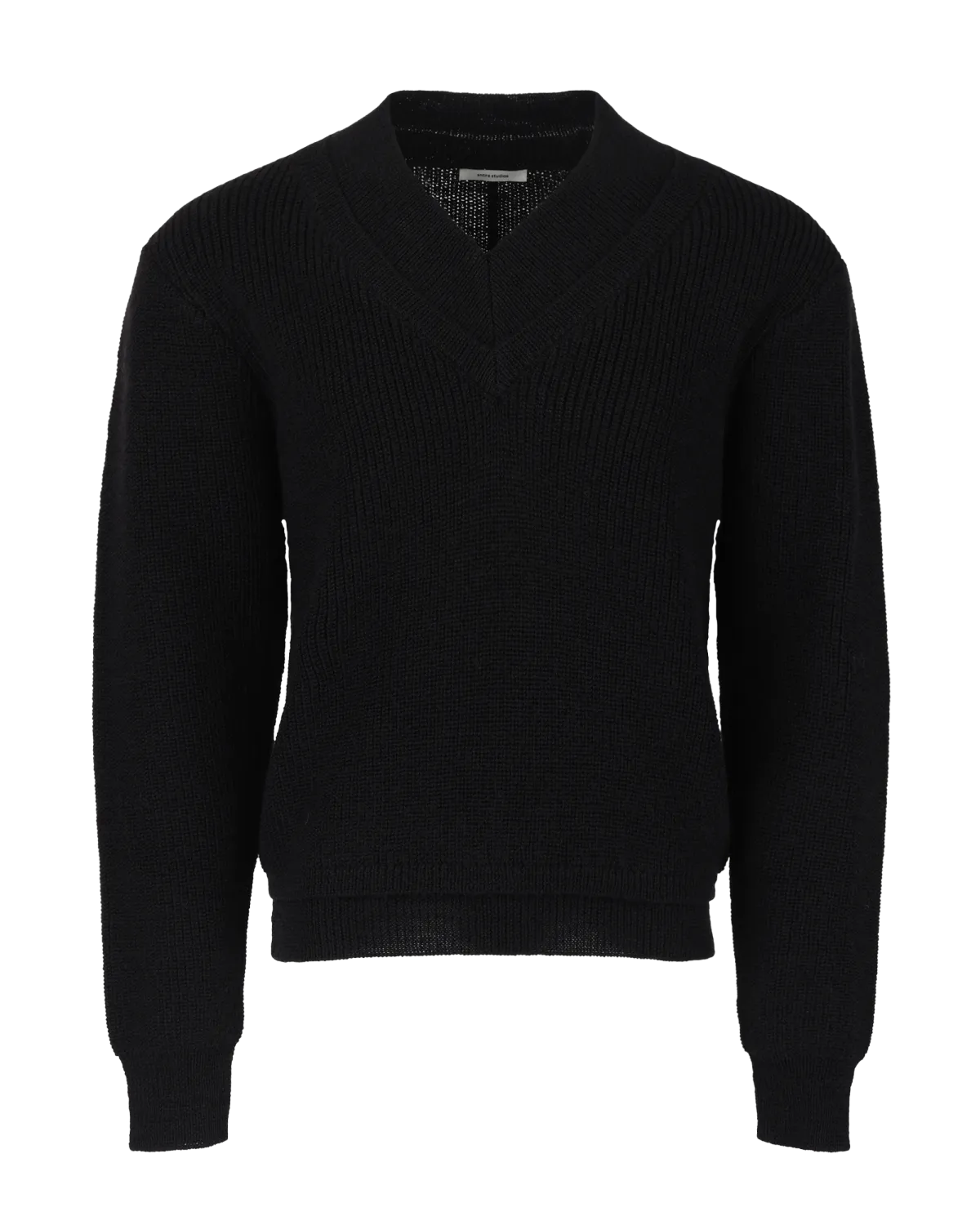 The Knit V-Neck by Entire Studios