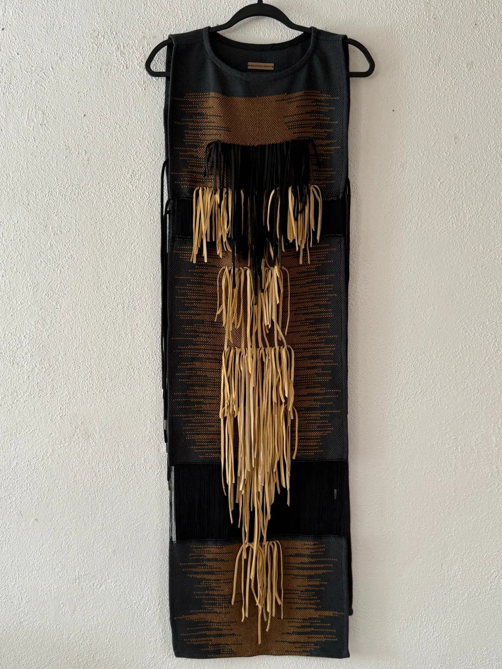 The Shadow Buckskin Tie Dress by Rhiannon Griego