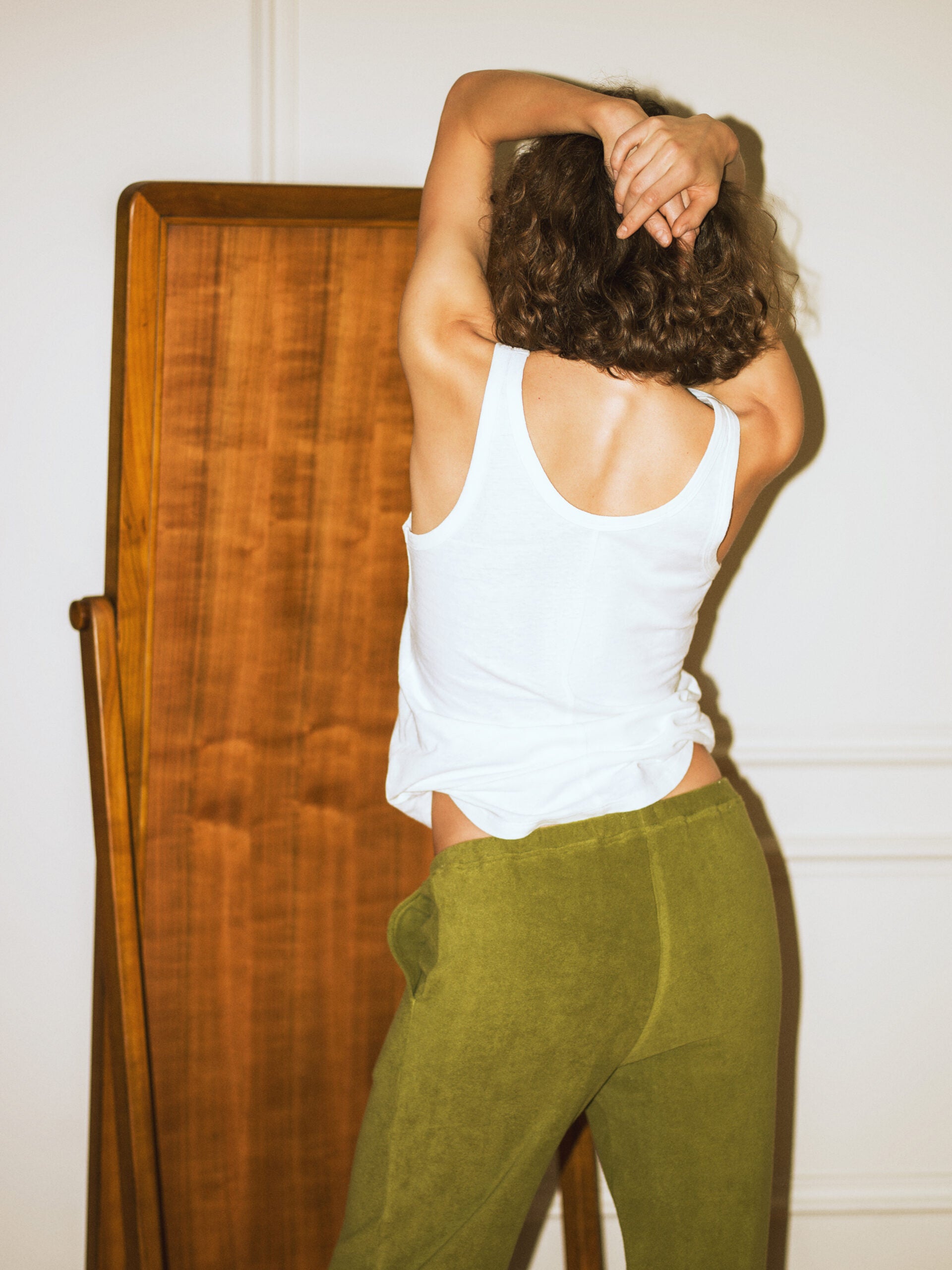 Hempful Jennifer Pants in Moss