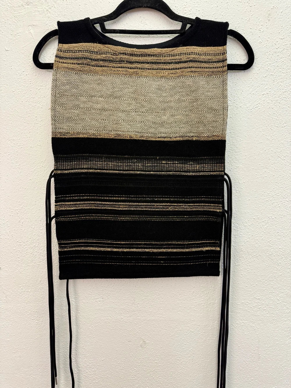 The Black Silk Tie Top by Rhiannon Griego