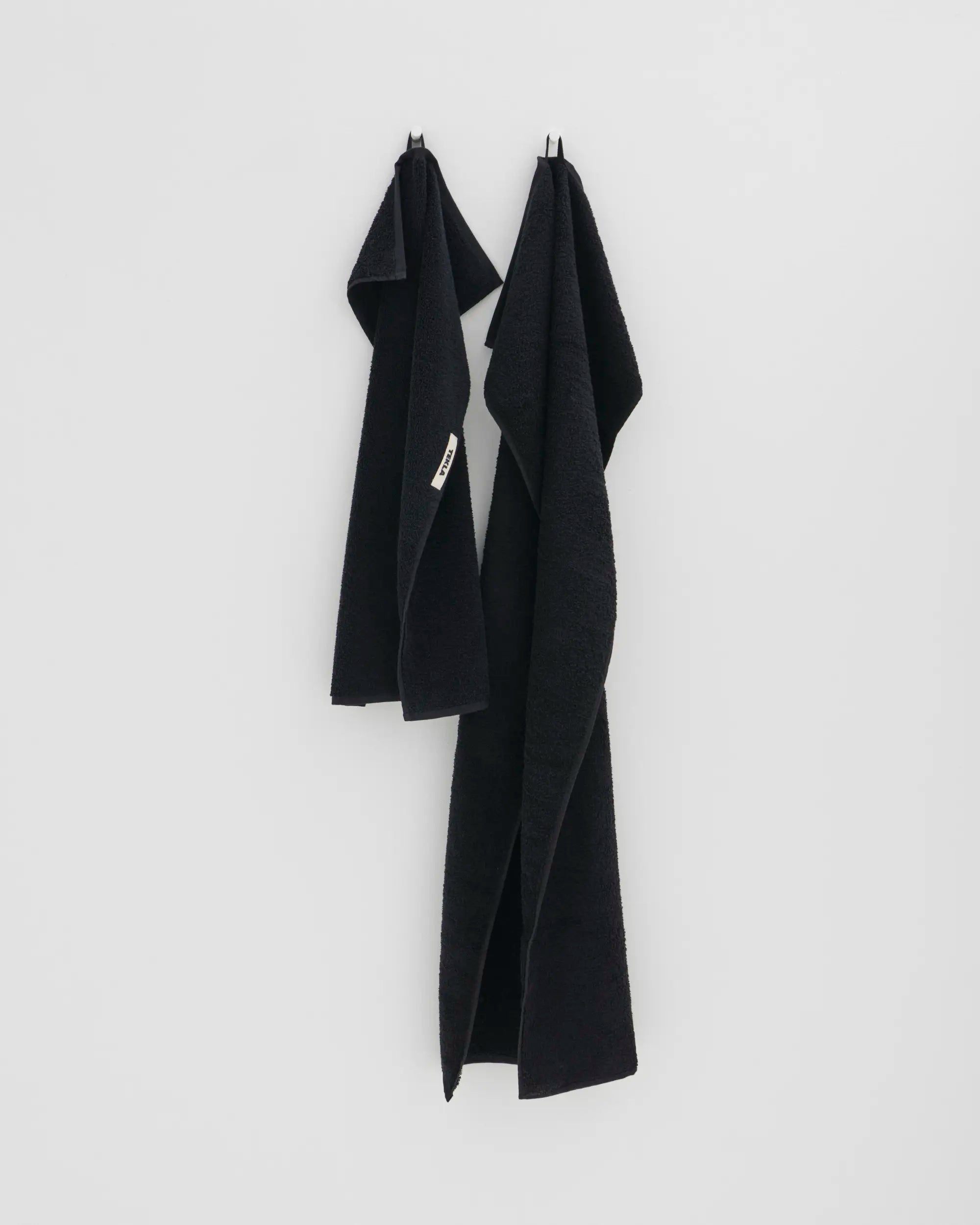 Tekla Towels in Black