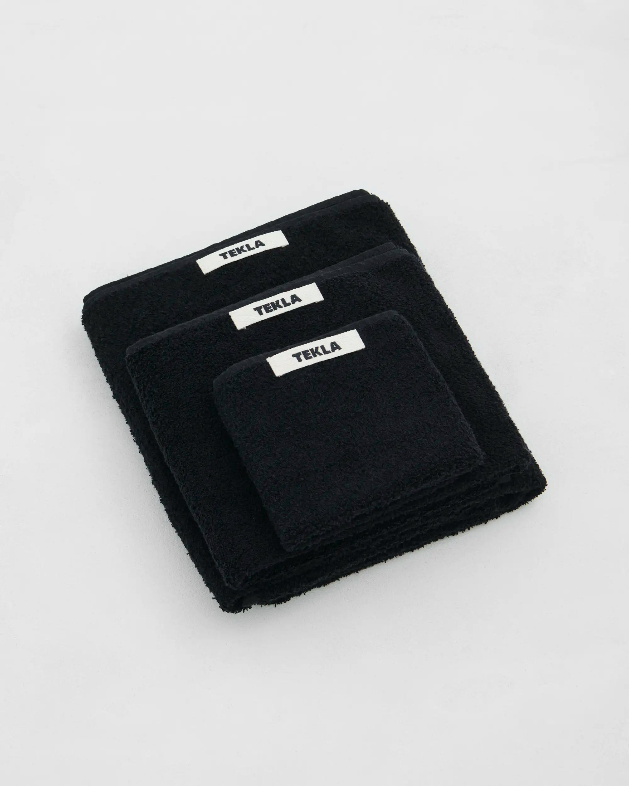 Tekla Towels in Black