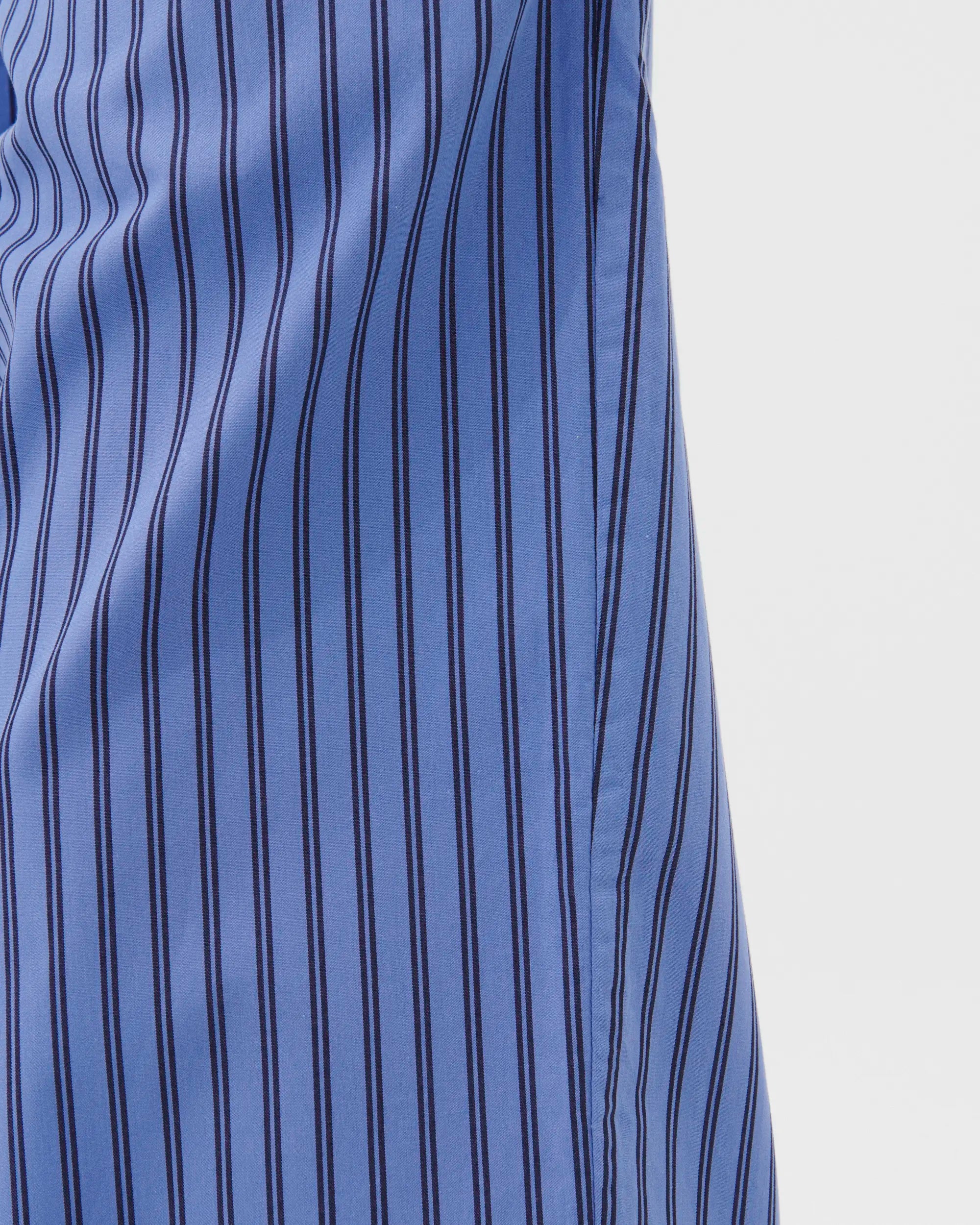 Tekla Boro Striped Poplin Pants