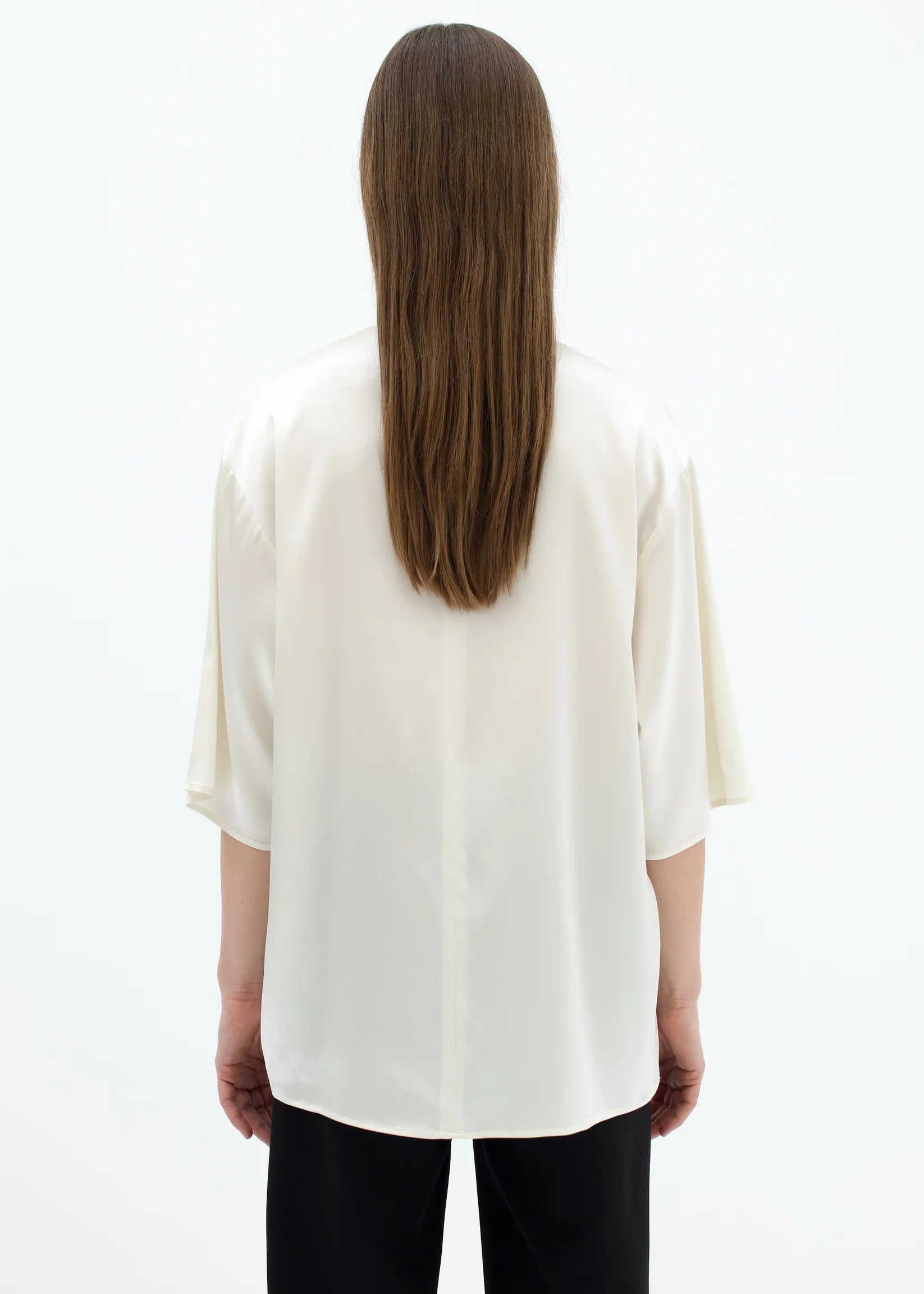 The Silk Oversized T-Shirt by Diana Milkanova