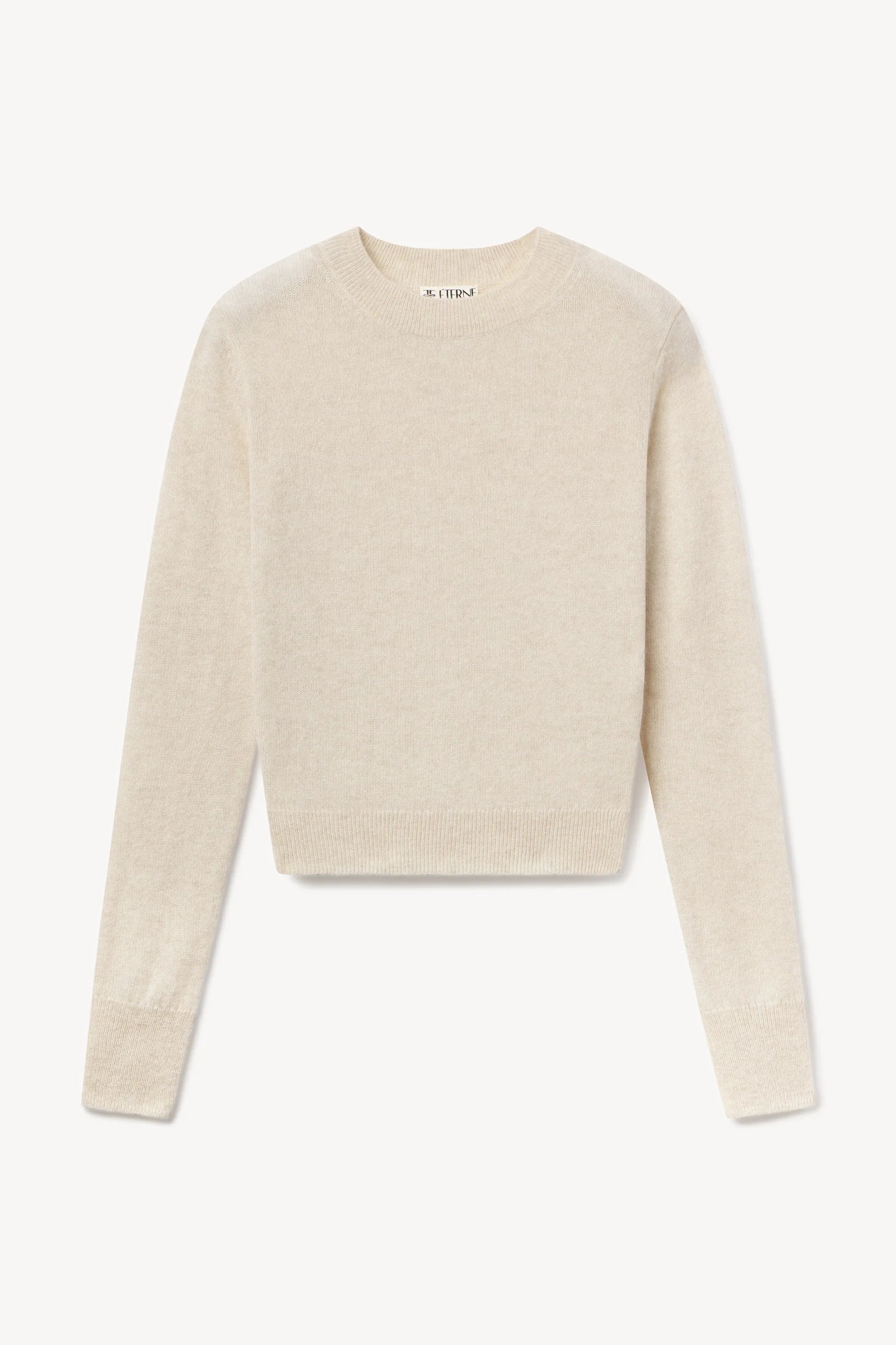 Éterne Francis Cashmere Sweater in Oatmeal