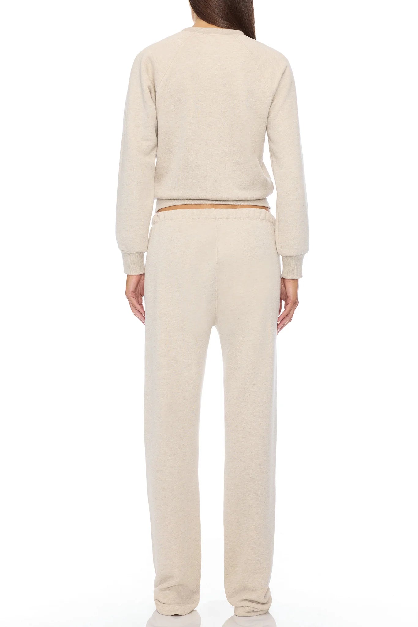 Éterne Straight Leg Sweatpant in Oatmeal