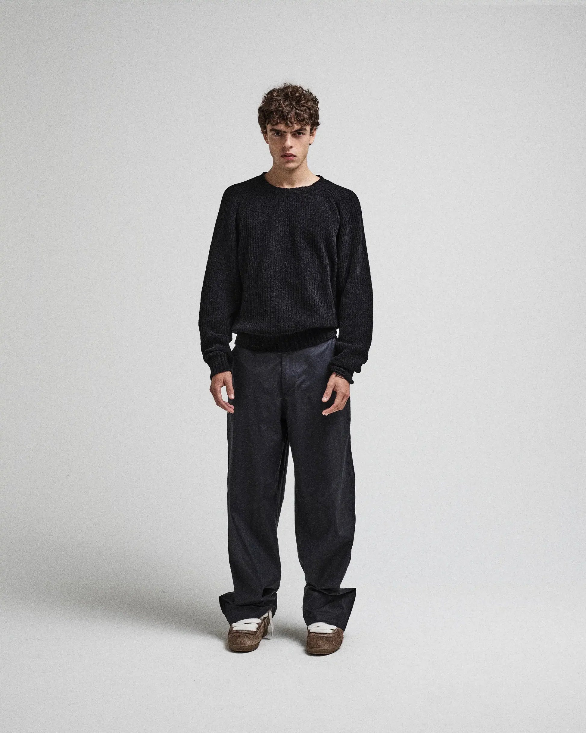 The Cloud Crewneck in Black by FREE ACTS