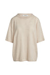 The Cashmere T-Shirt in Beige by Aya Muse
