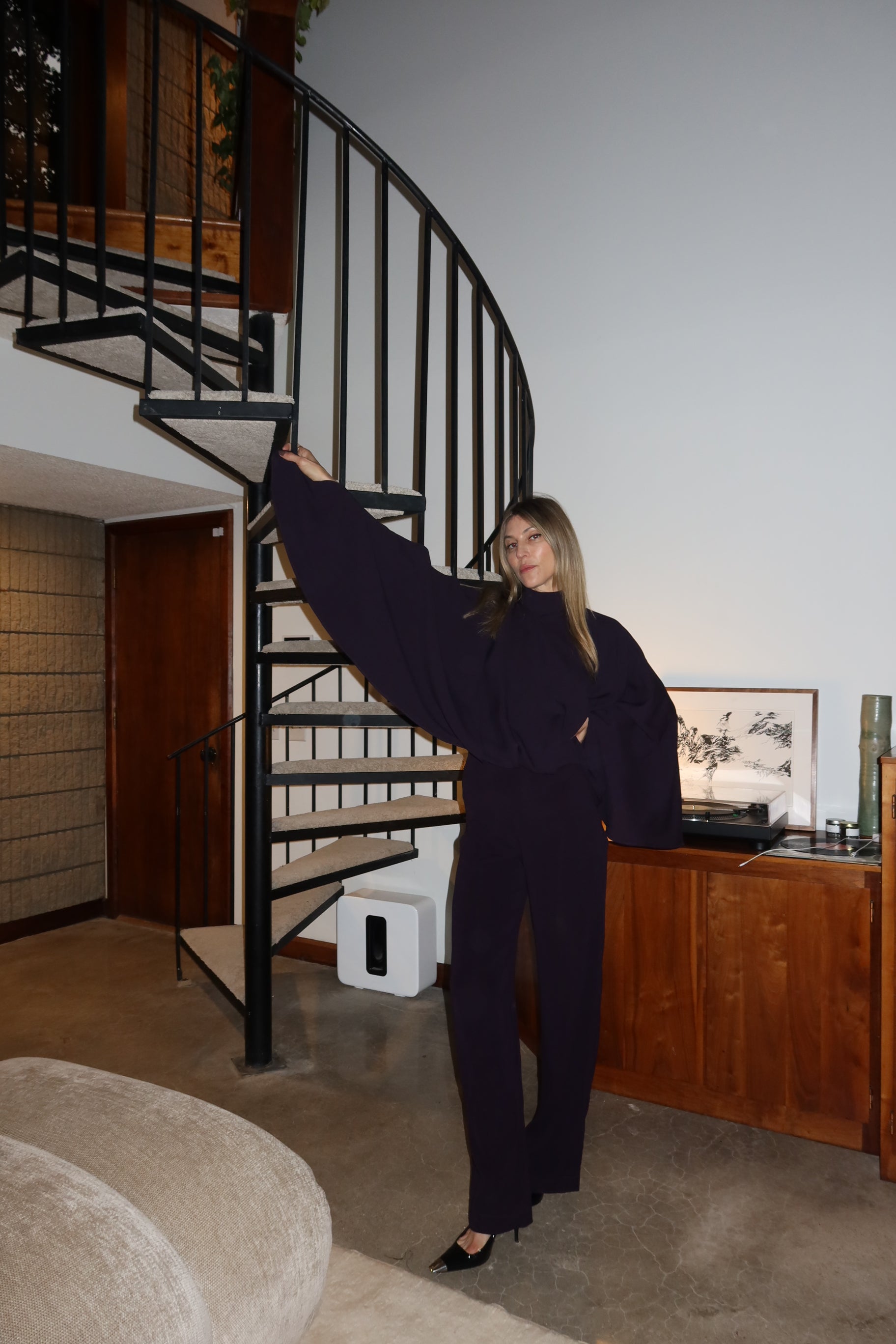 The Eoila Jumpsuit in Liquorice by Taller Marmo