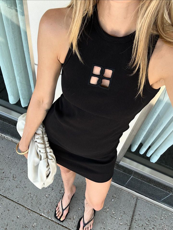 Bevza BB Monogram Mini Dress