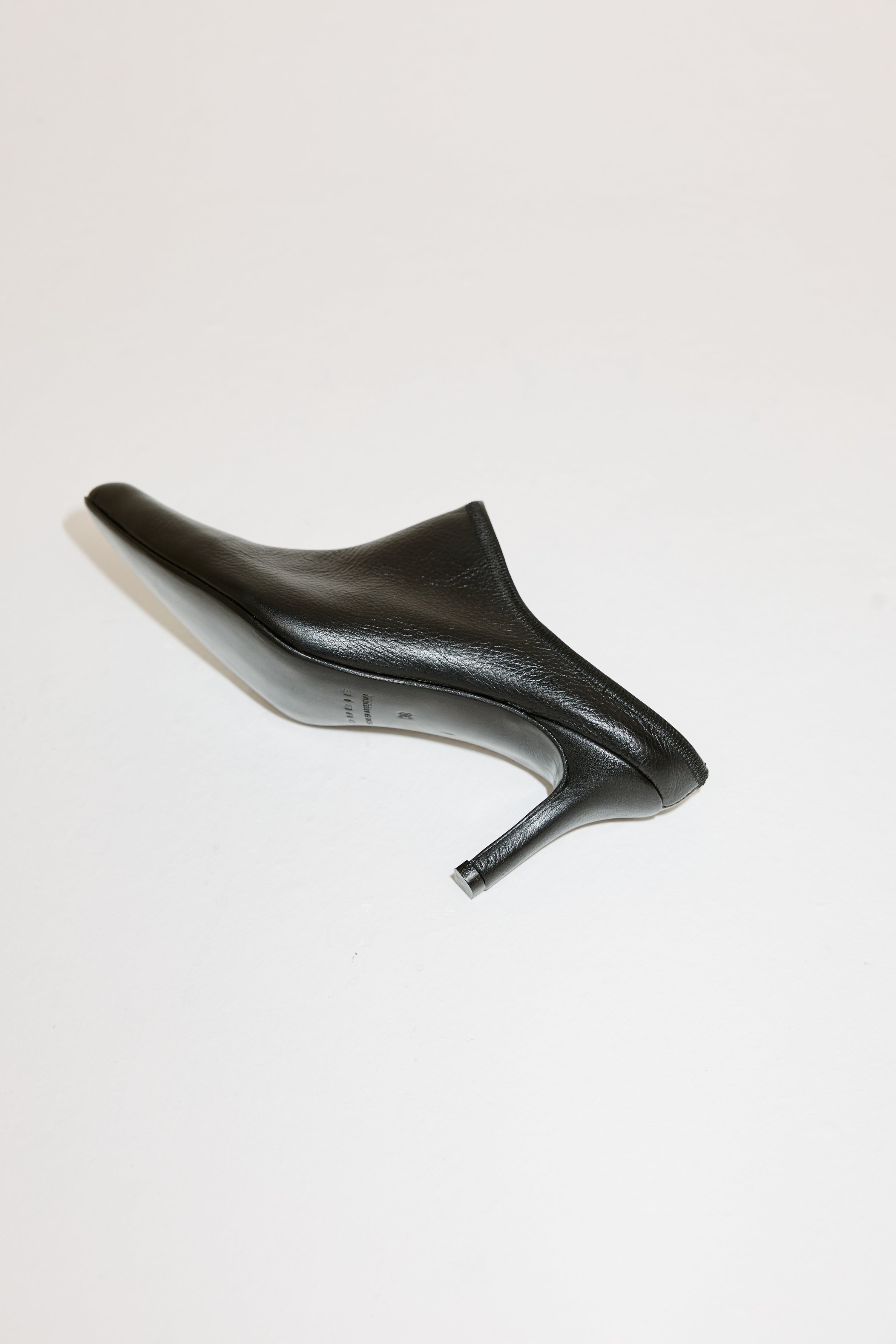 The Pique Mule in Black by Dubié