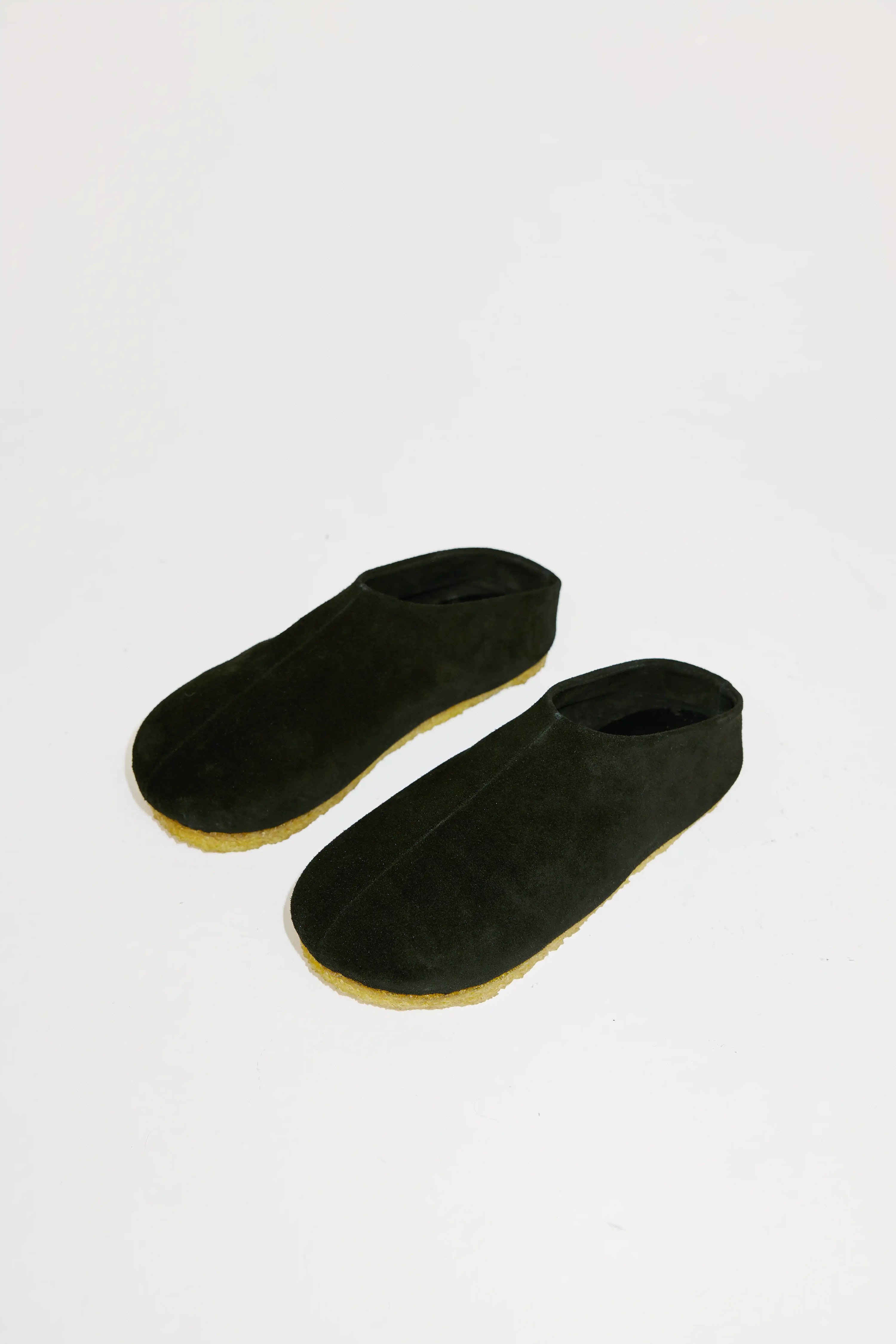 The Ancha Slipper in Black by Dubié