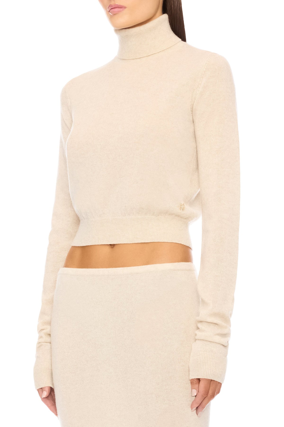 Éterne Etienne Cashmere Sweater in Oatmeal