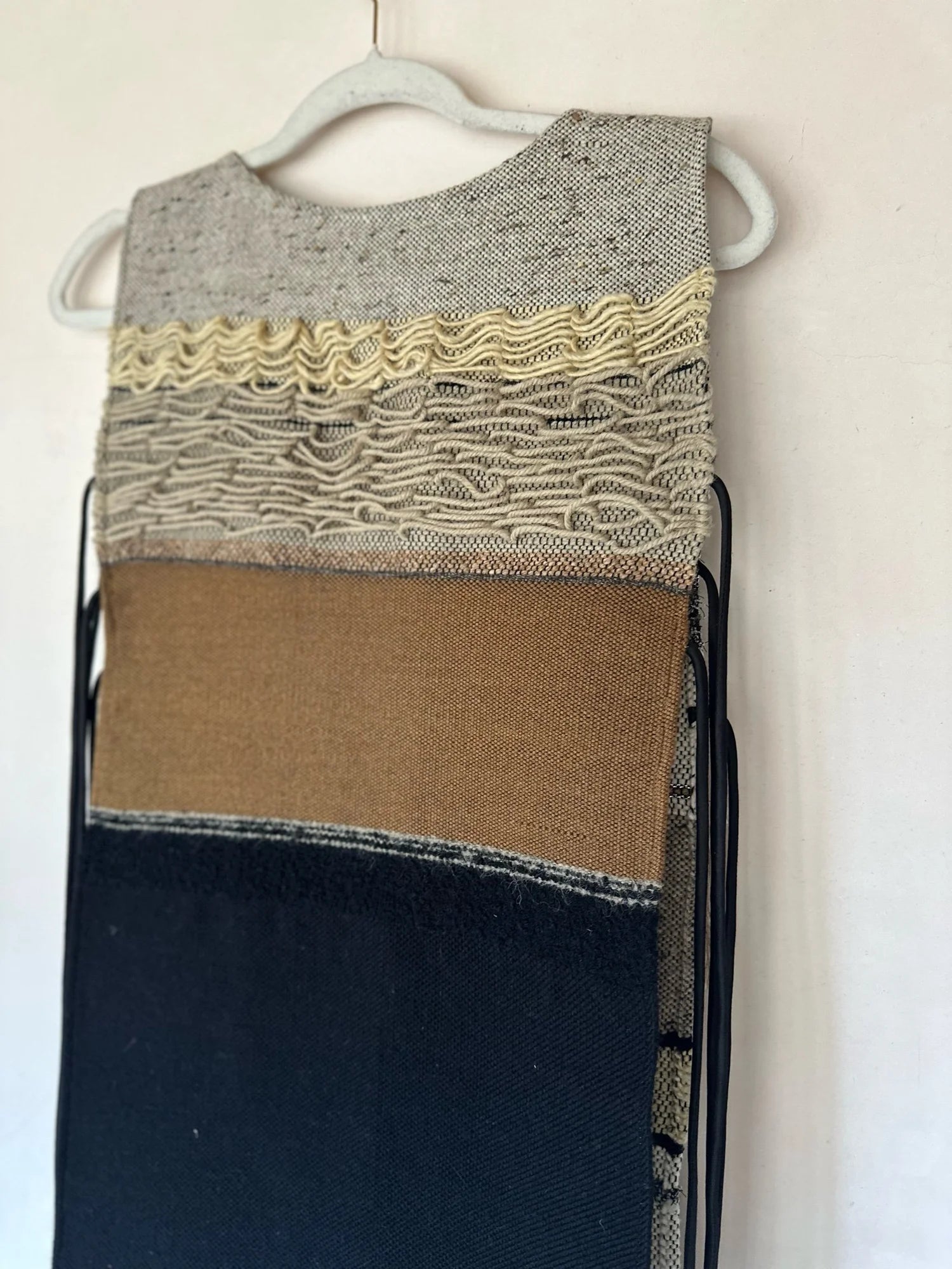 The Merino Ripples Tie Dress by Rhiannon Griego