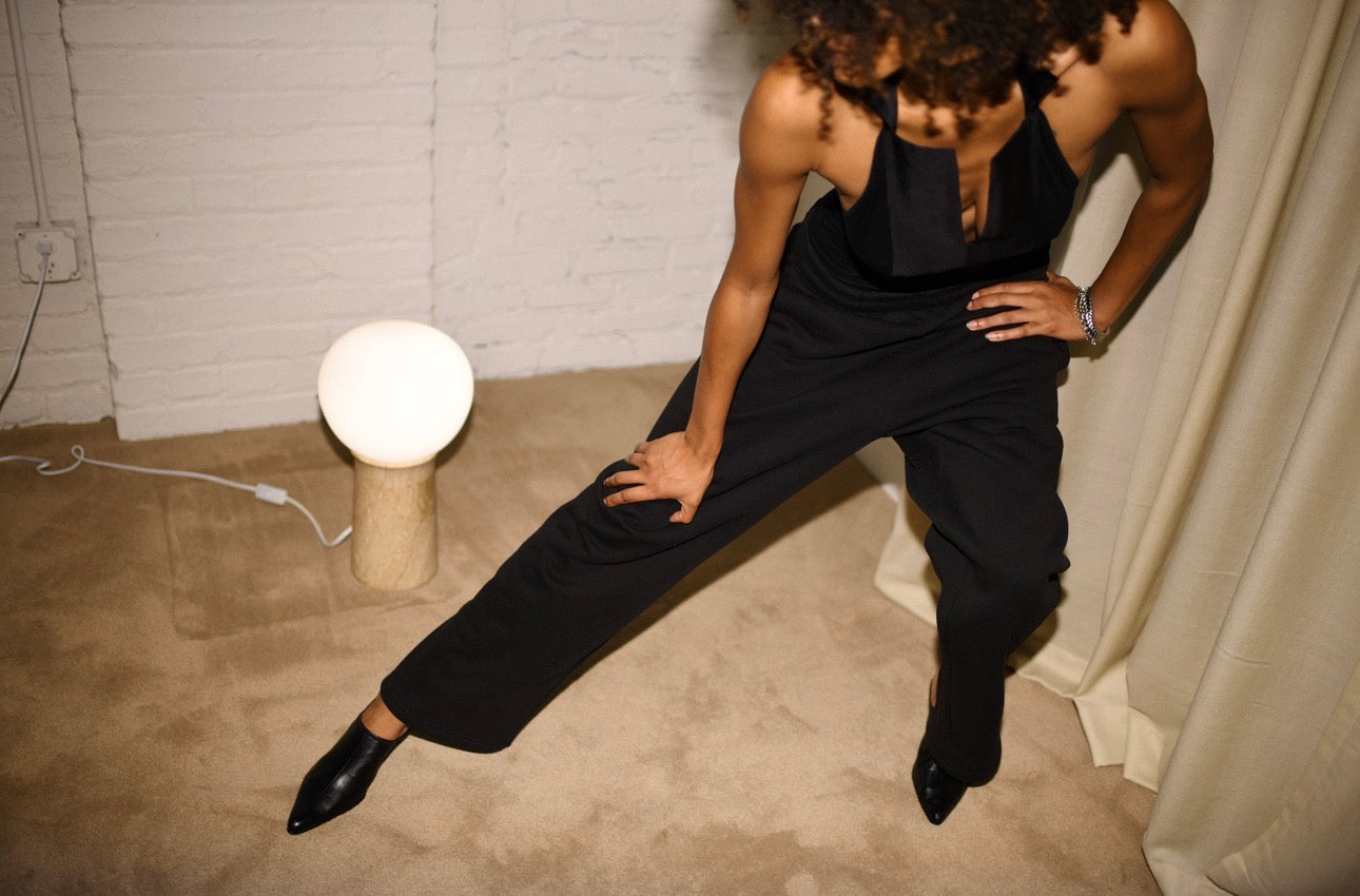 The Pique Mule in Black by Dubié